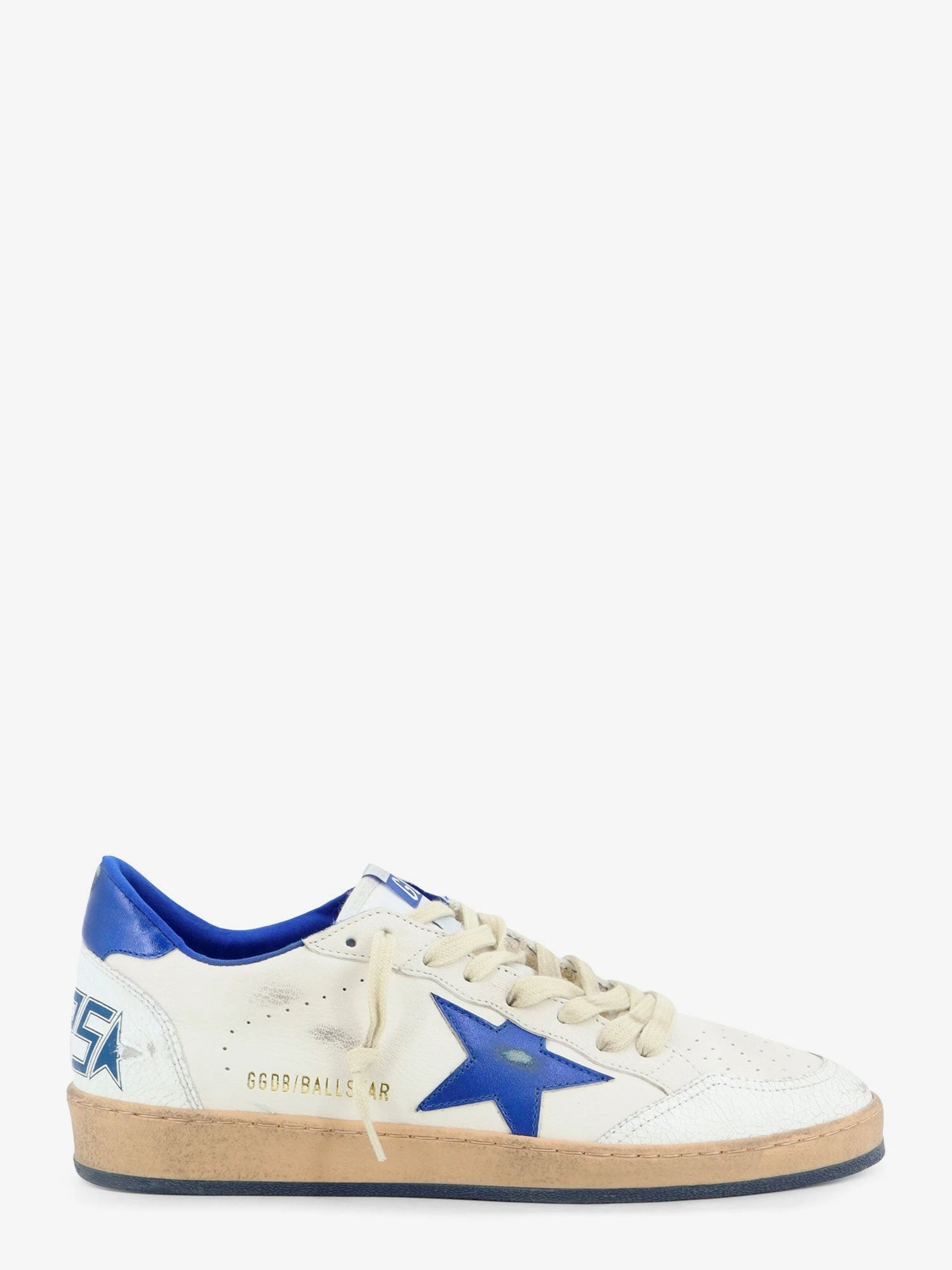 Ballstar leather sneakers with iconic side logo.webp