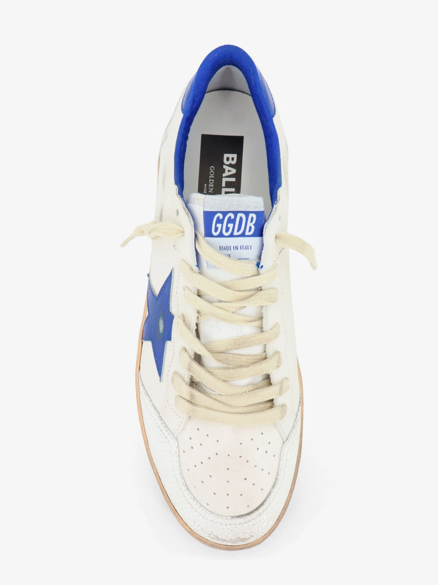 Ballstar leather sneakers with iconic side logo.webp