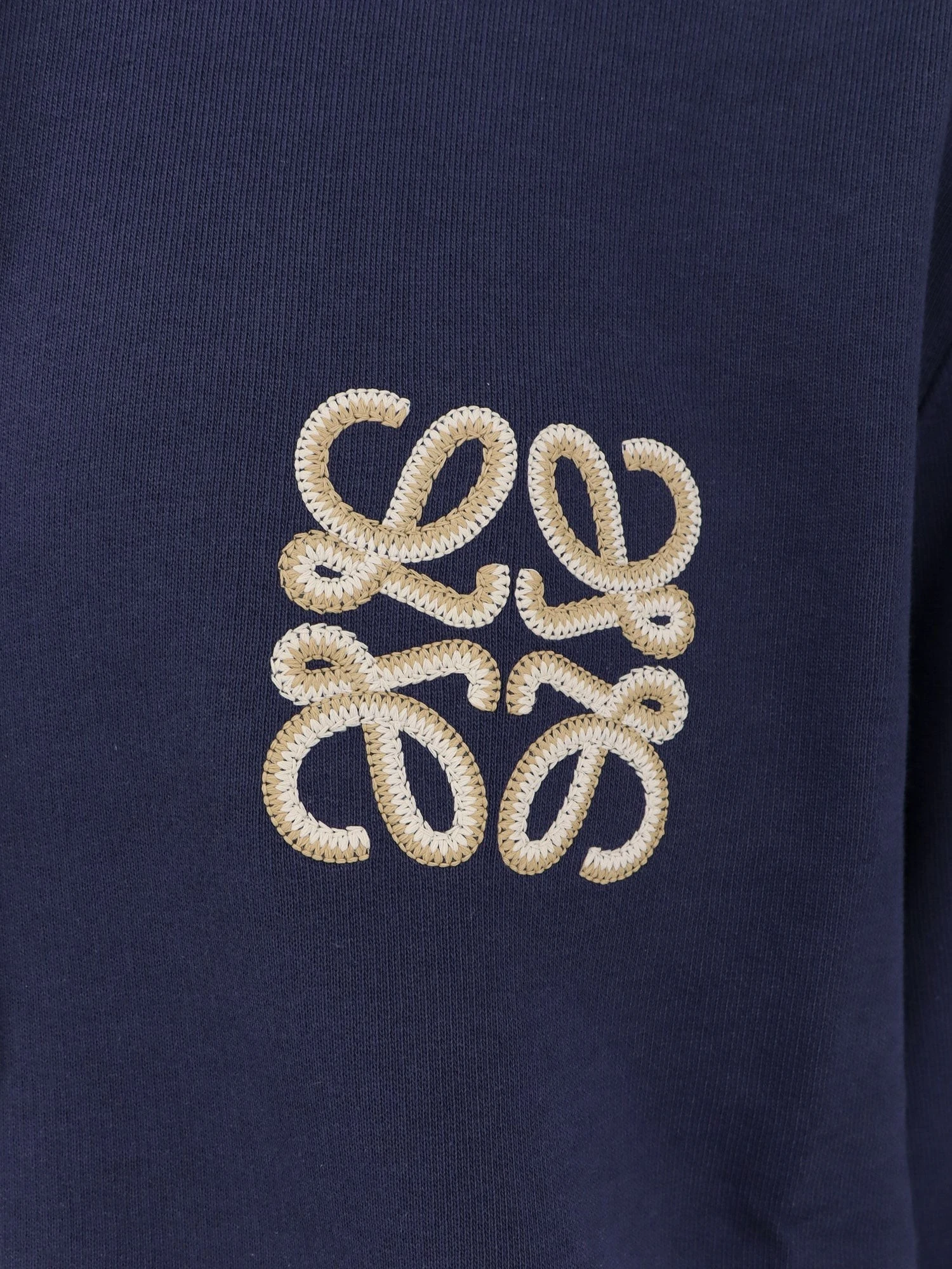 Cotton sweatshirt with Anagram logo embroidery on the front.webp