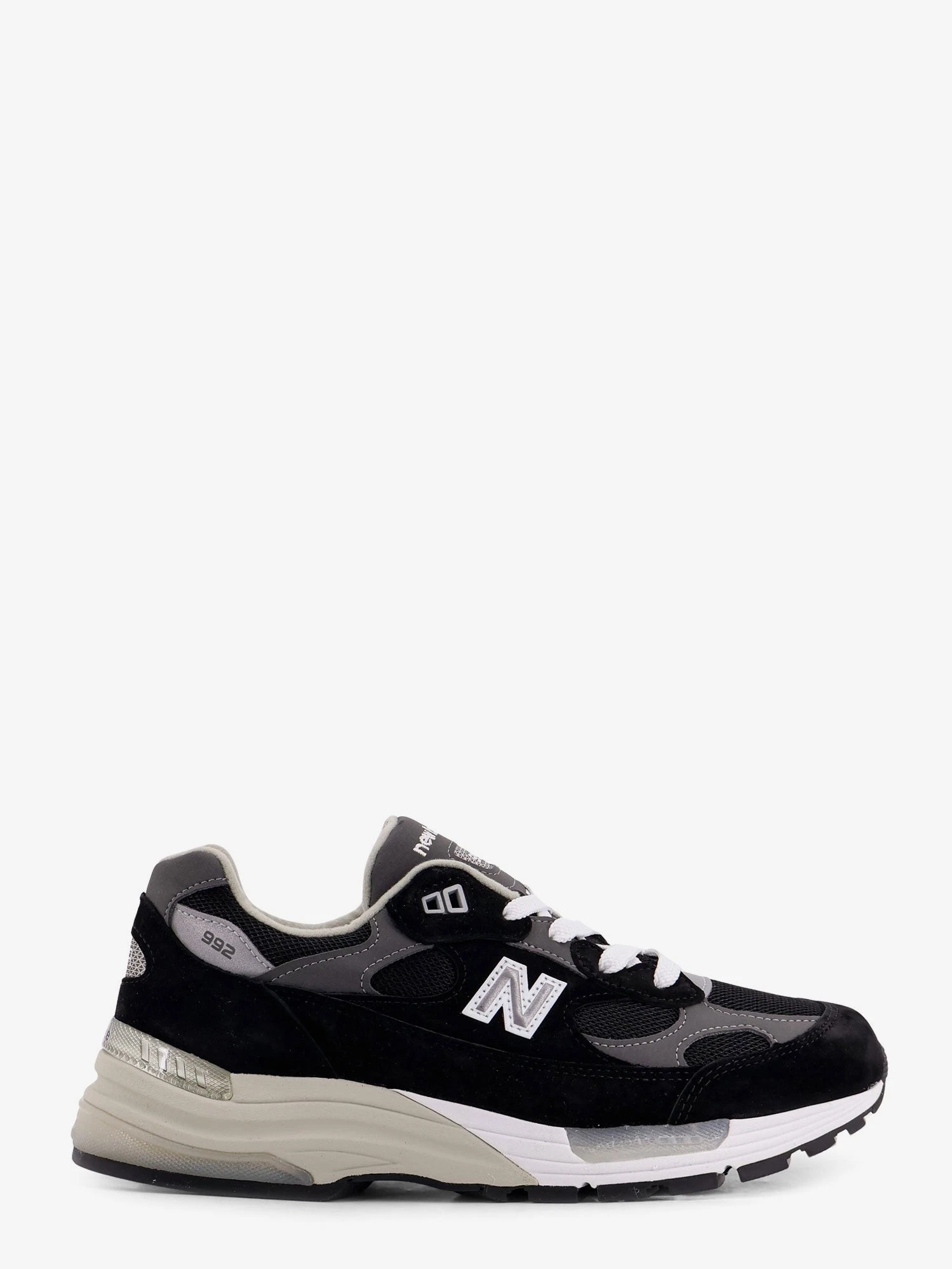 Mesh and suede U992BK sneakers.webp