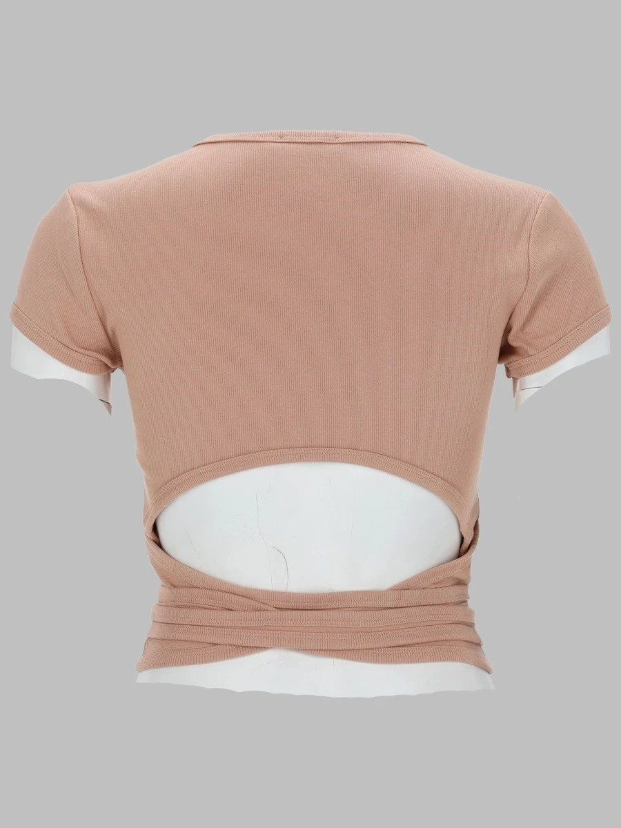 T-SHIRT A COSTINE CON LACCI.webp