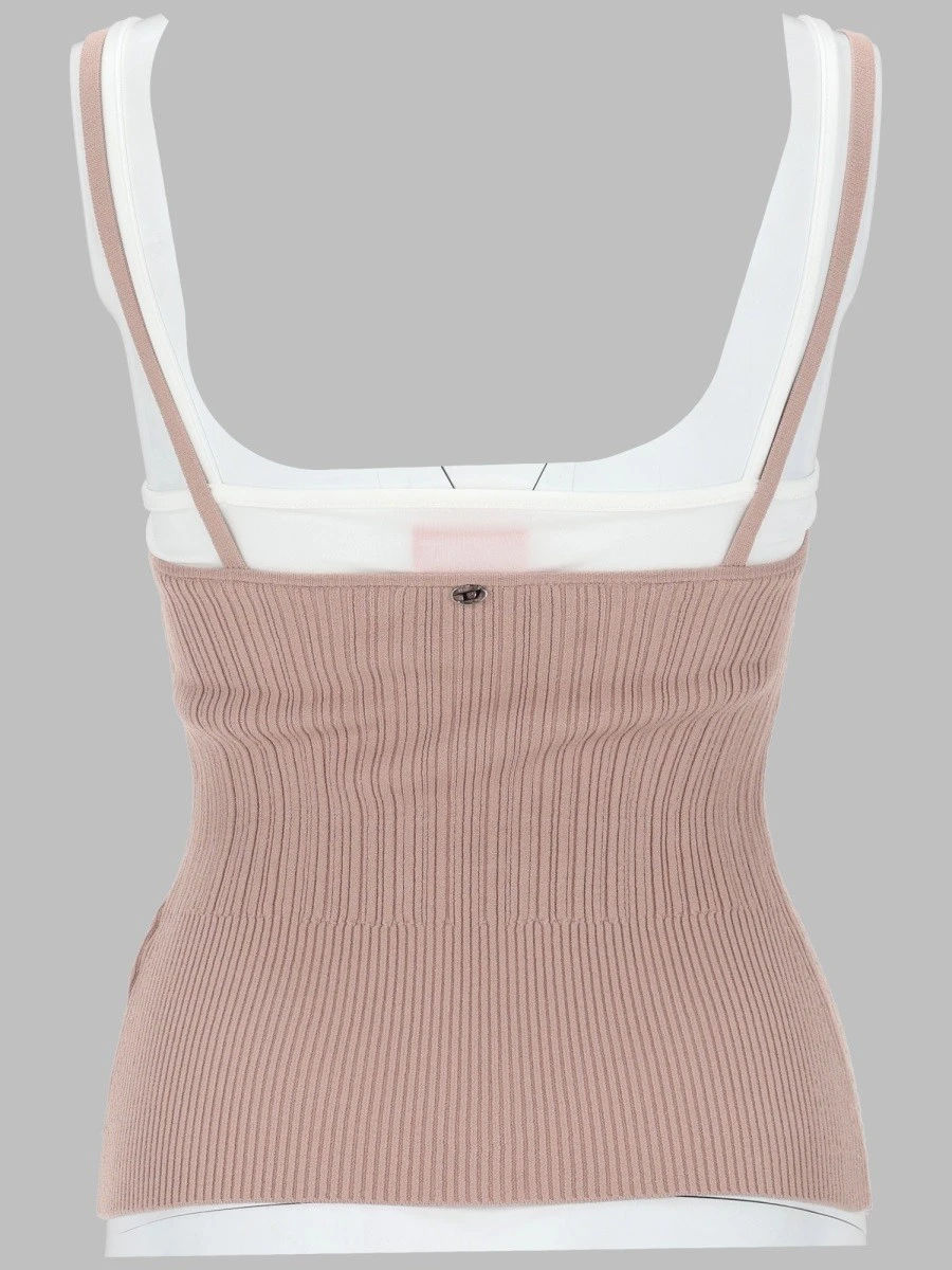 TOP IN MAGLIA CON EFFETTO SOVRAPPOSTO.webp
