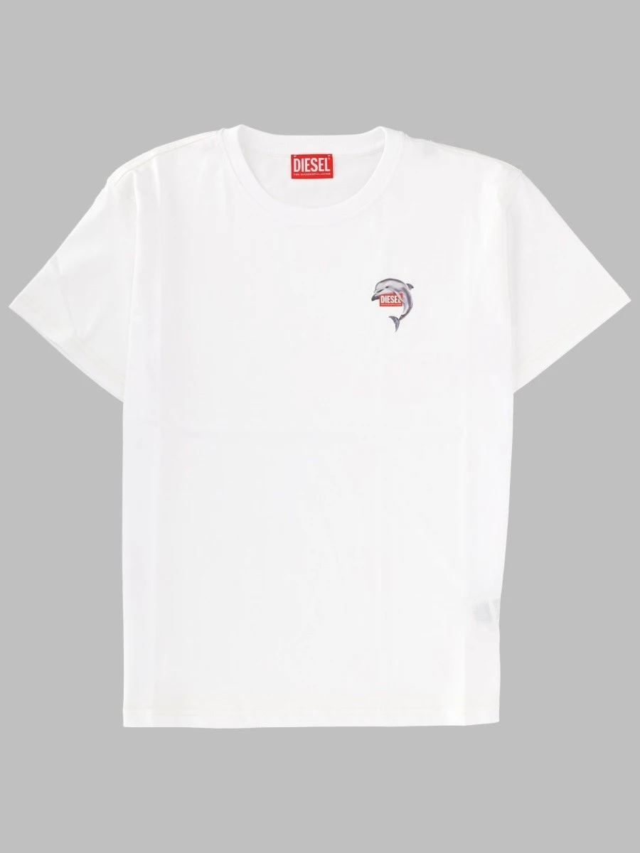 T-SHIRT IN COTONE CON STAMPA LOGO.webp
