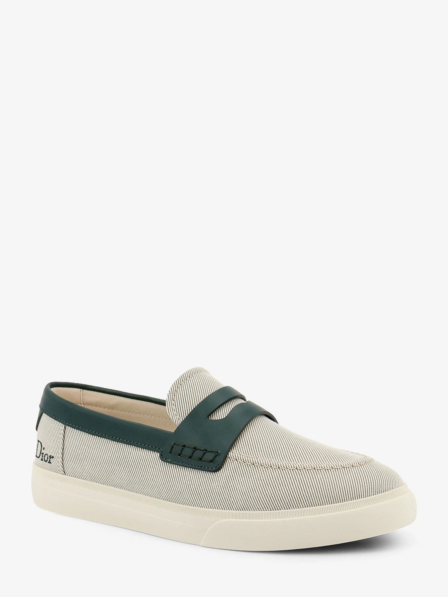 Chester Dioriviera canvas and leather loafers.webp