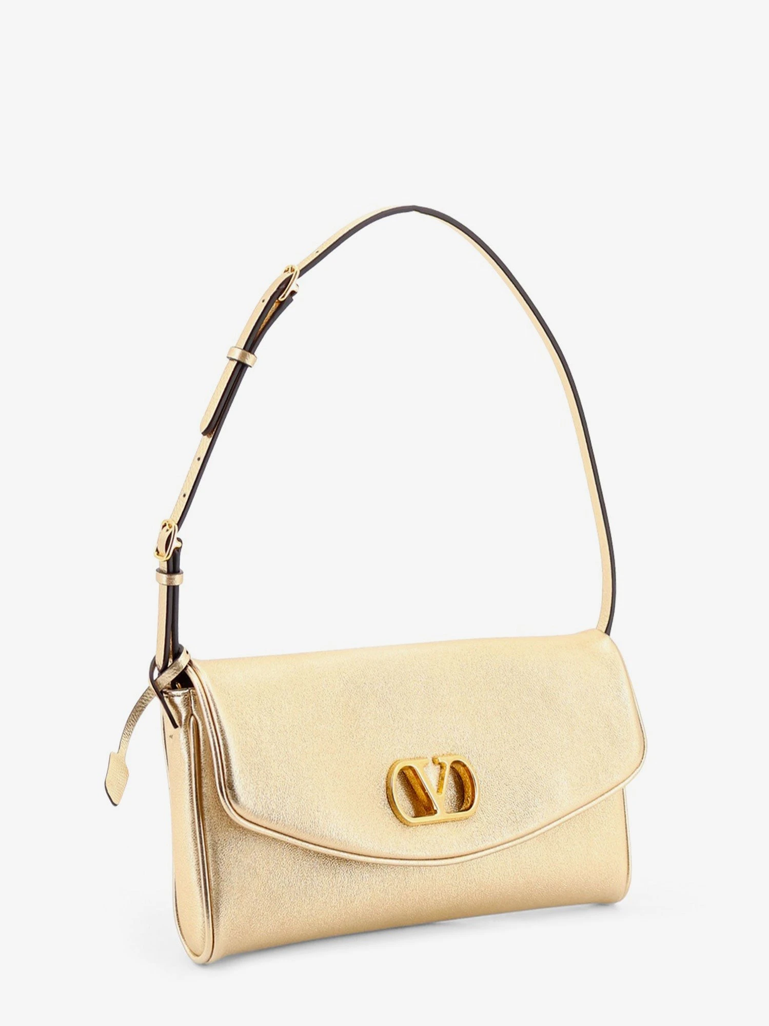 DeVain laminated leather shoulder bag.webp
