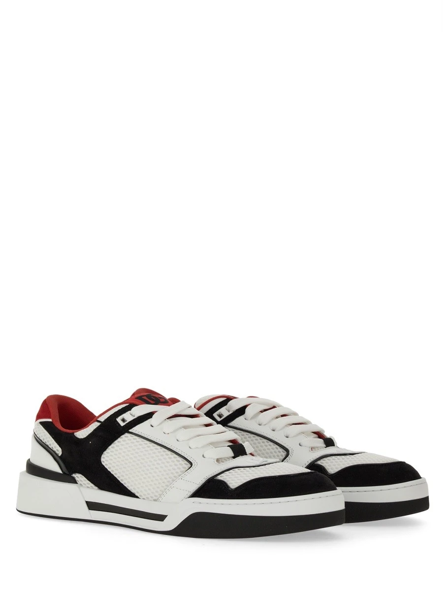 LEATHER AND MESH SNEAKER.webp