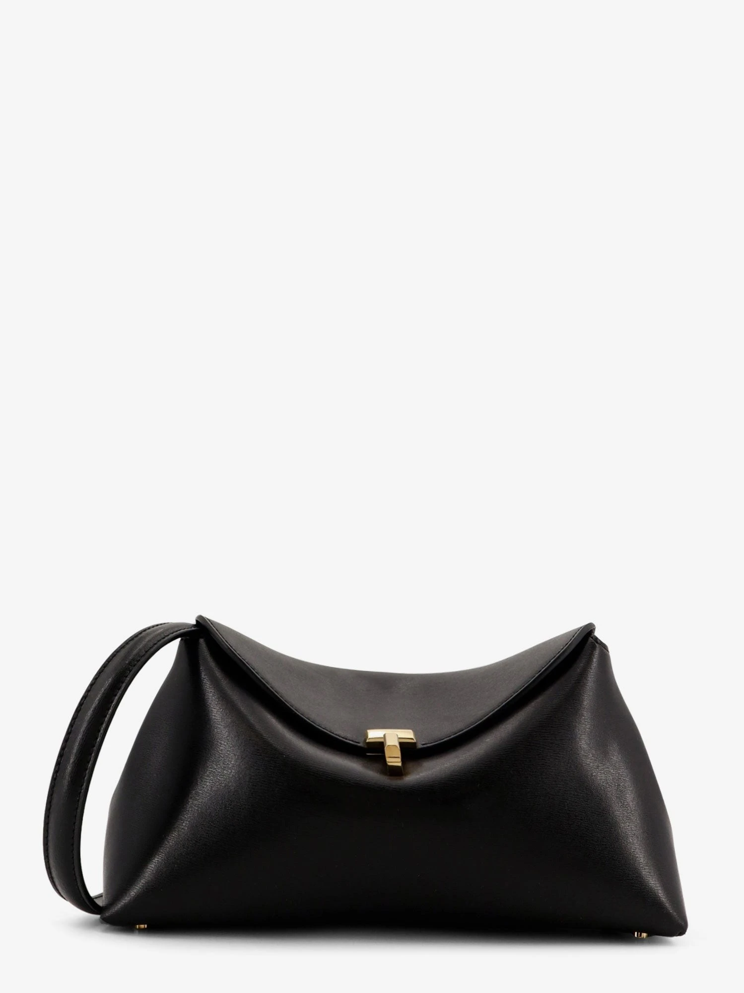 T-Lock leather clutch.webp