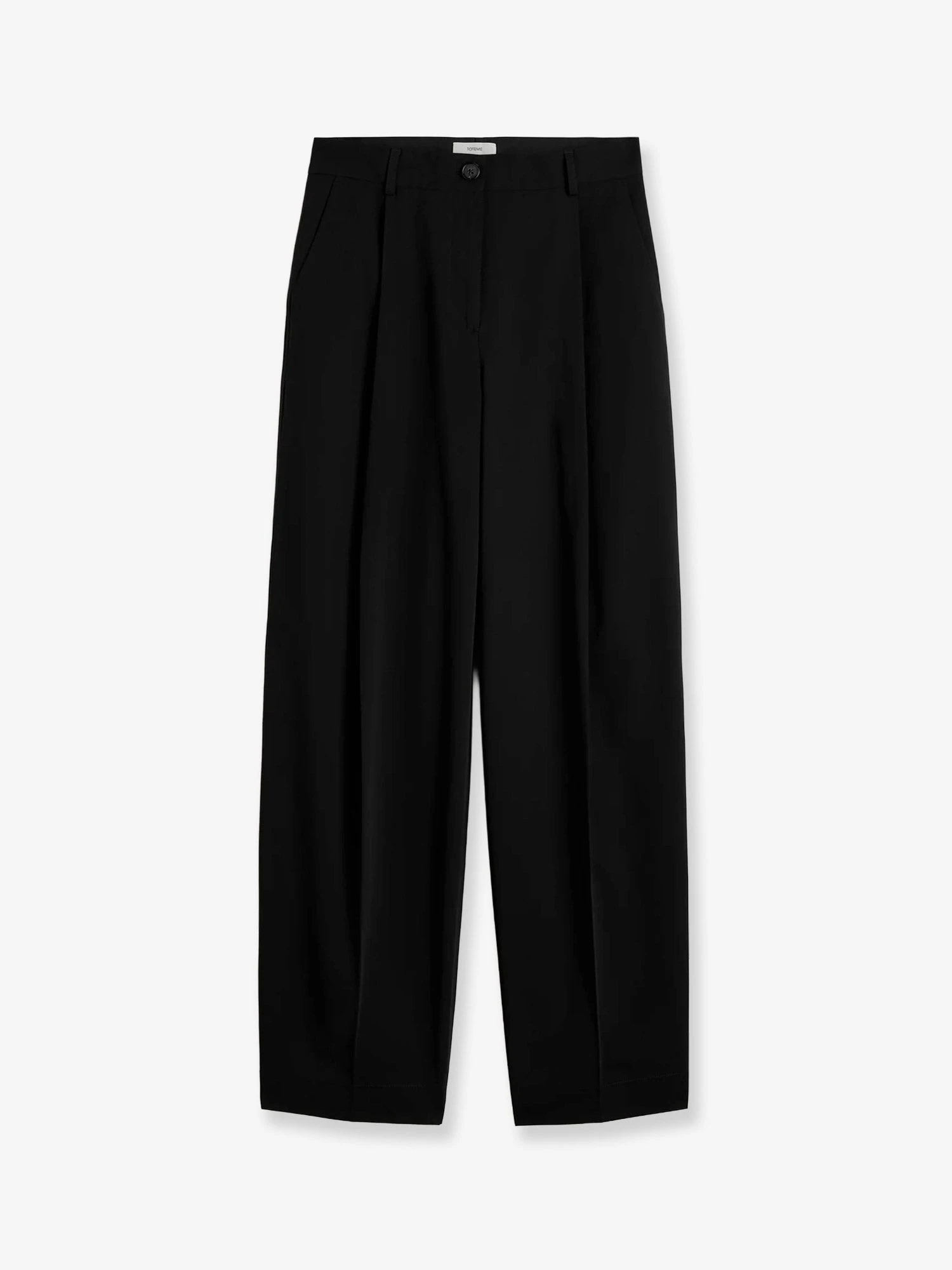 Single Pleat cotton trousers.webp