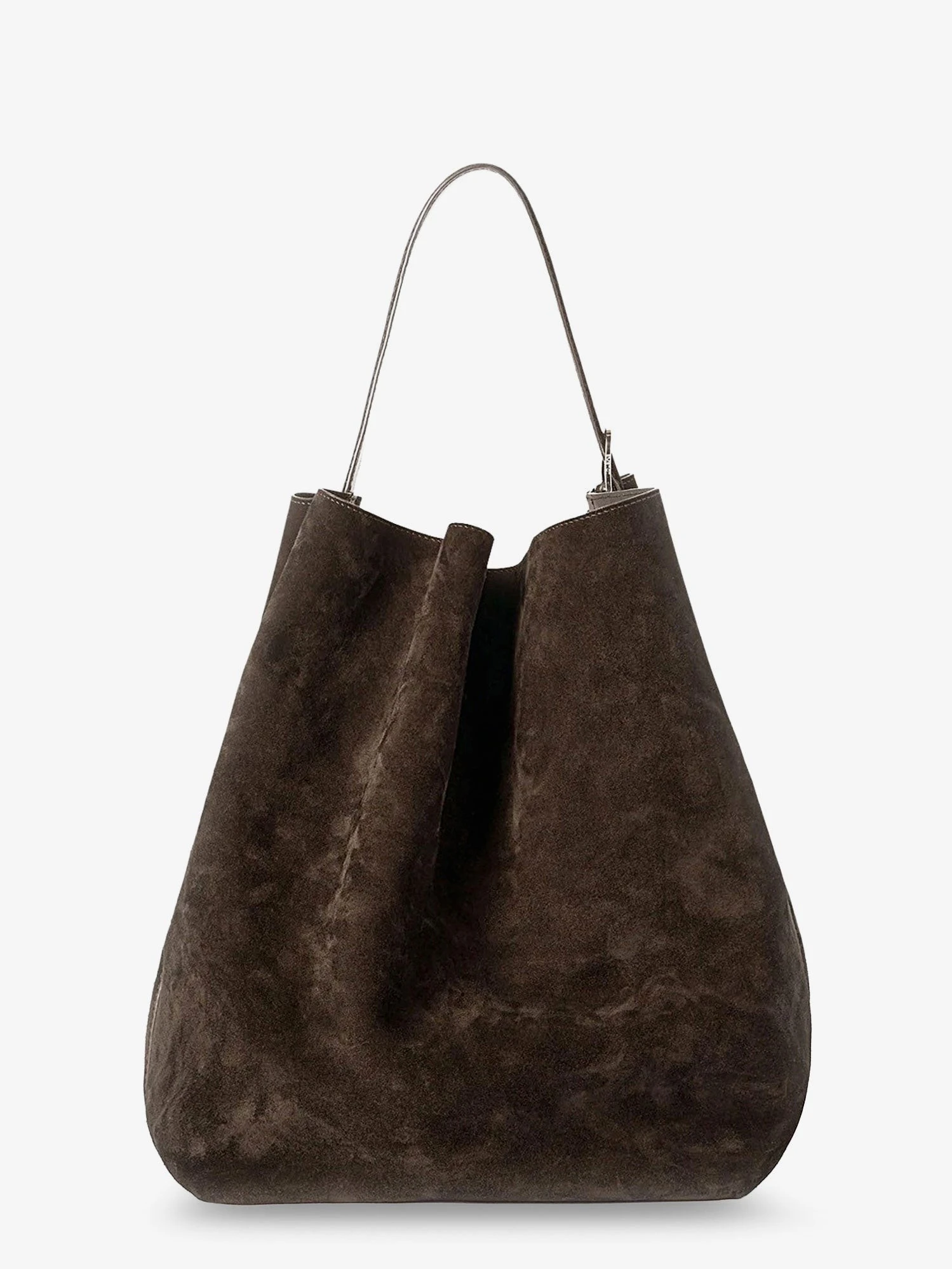 Suede Belted Tote shoulder bag.webp