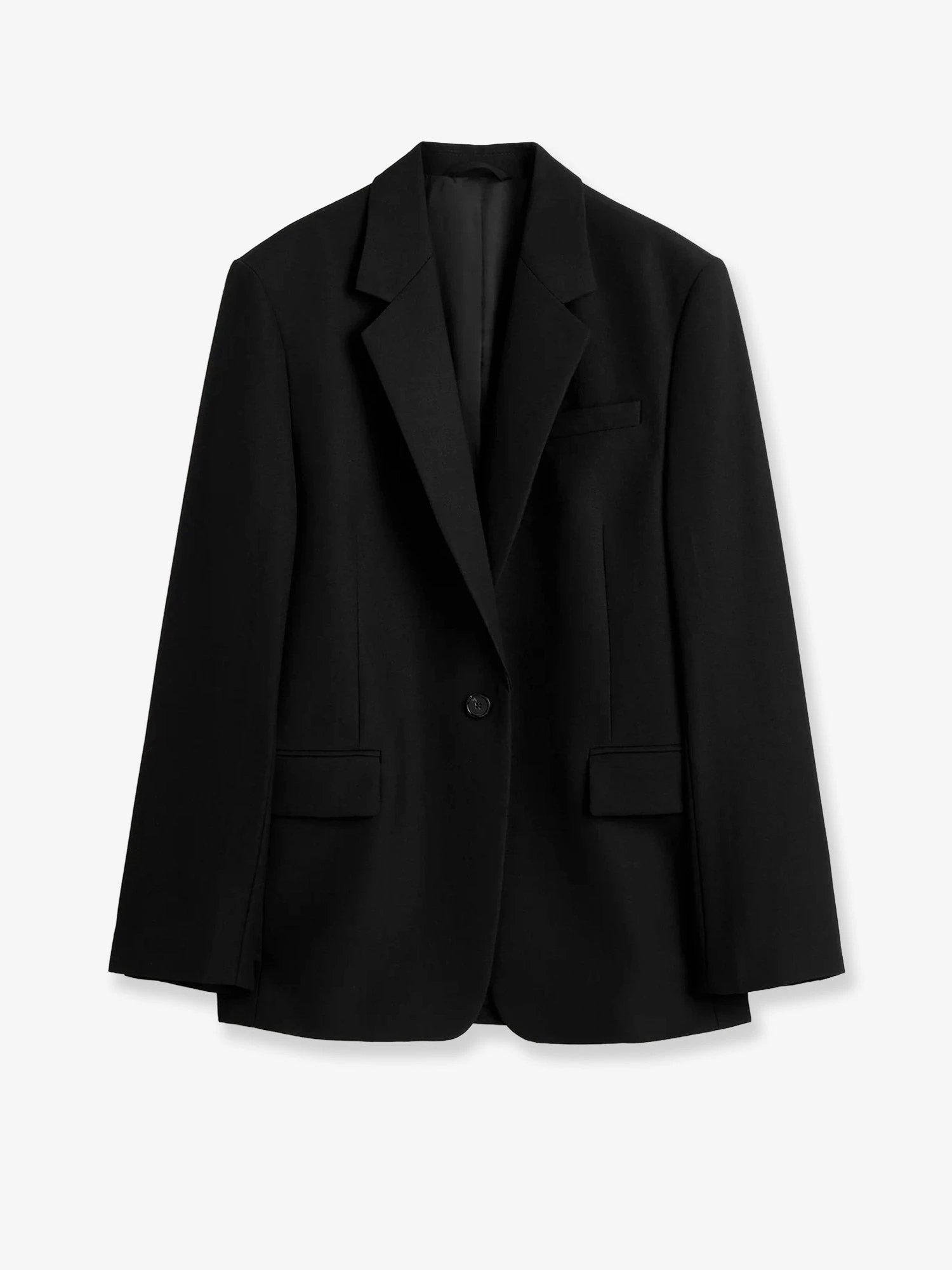 Tailored wool blend blazer.webp