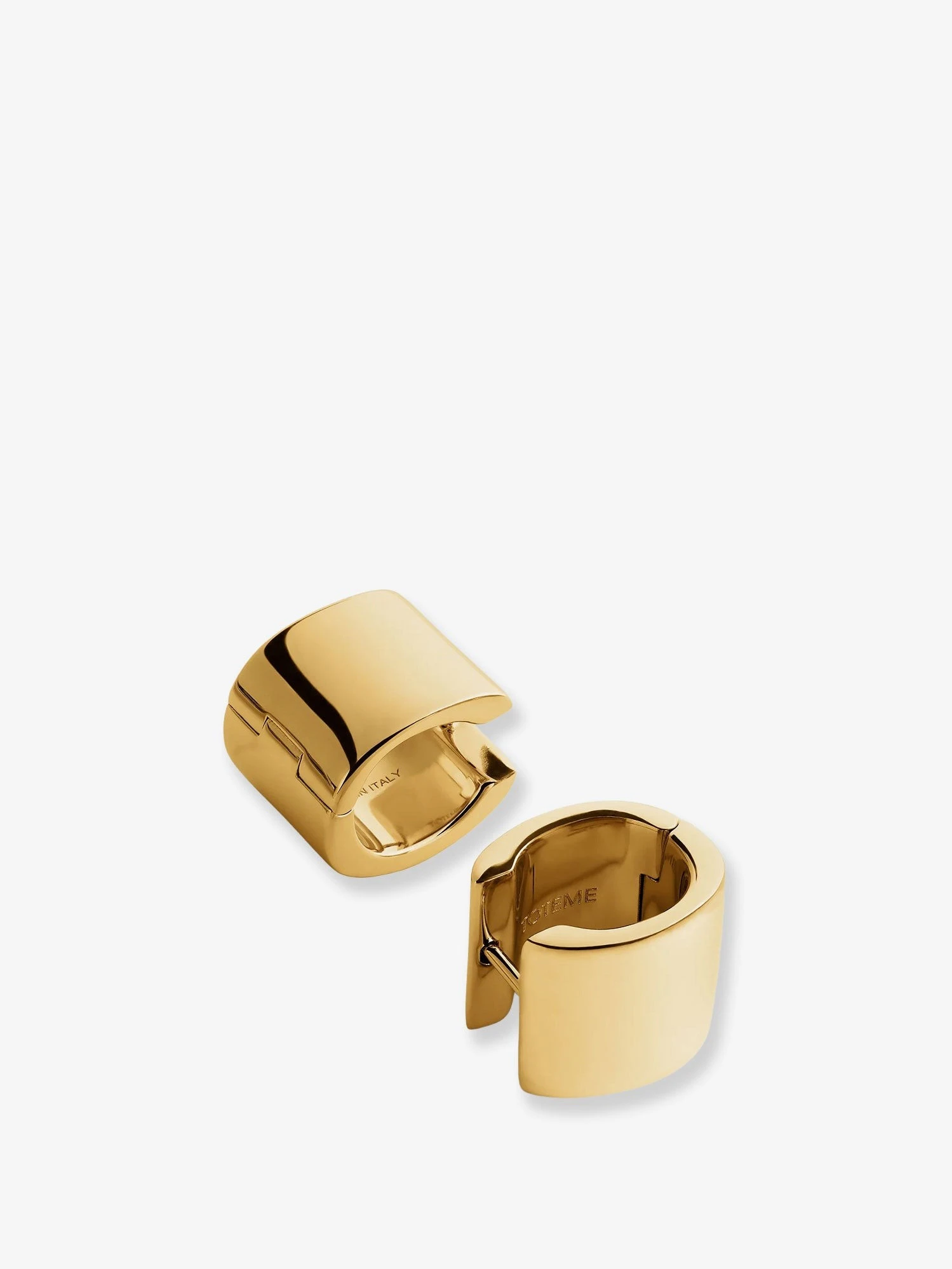 Brass Huggie Earrings.webp