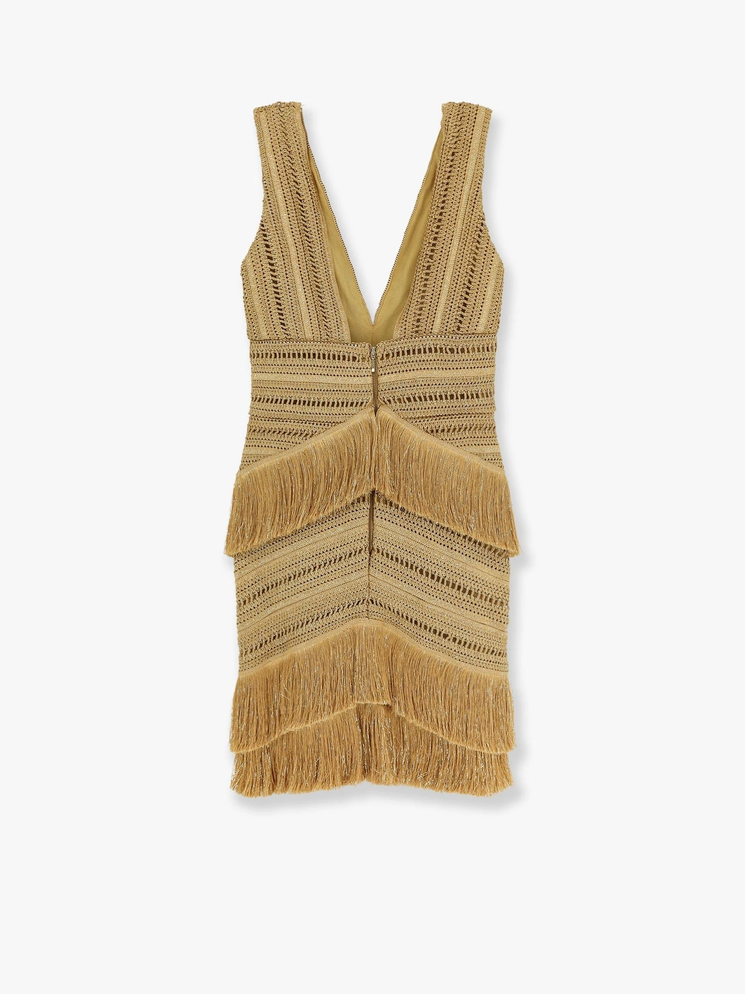 Pampas mini dress with embroidery and fringes.webp