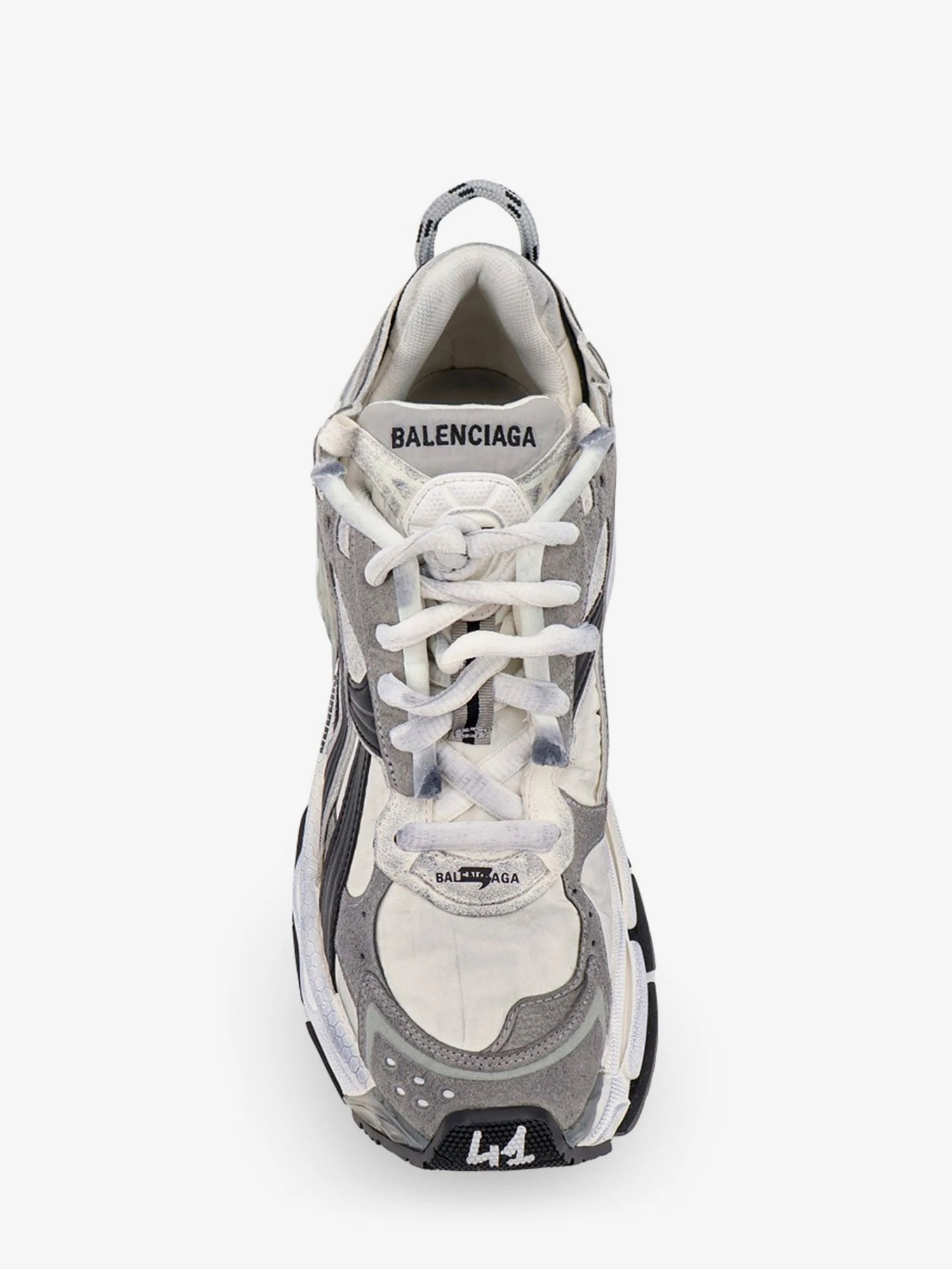 Runner nylon sneakers with contrasting inserts.webp