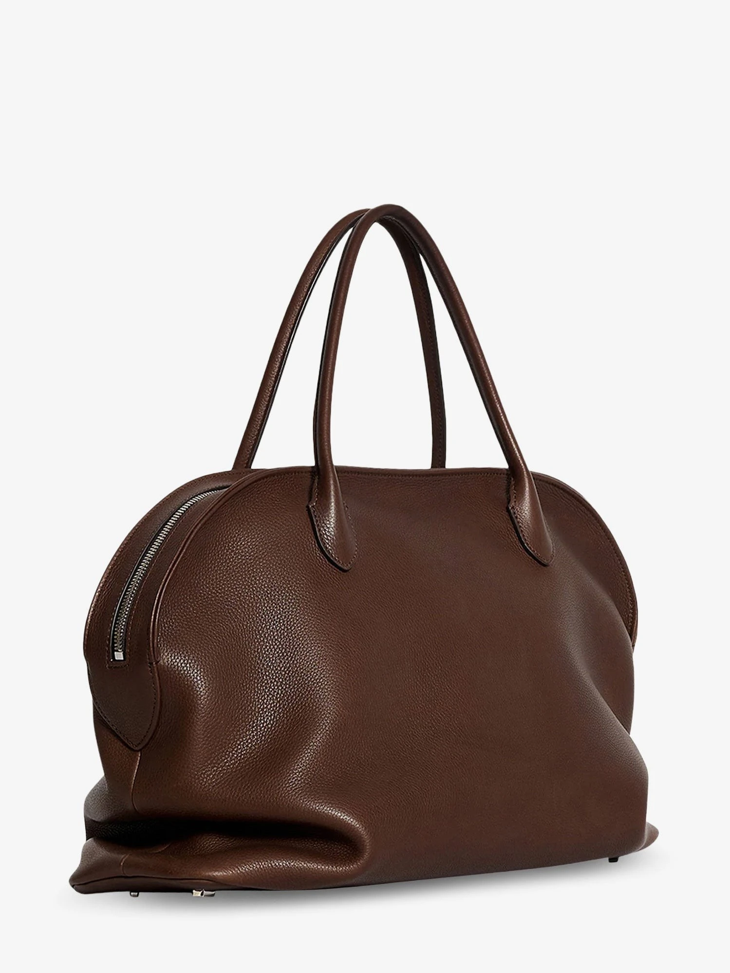 Agnes 15 hammered saddle leather handbag.webp