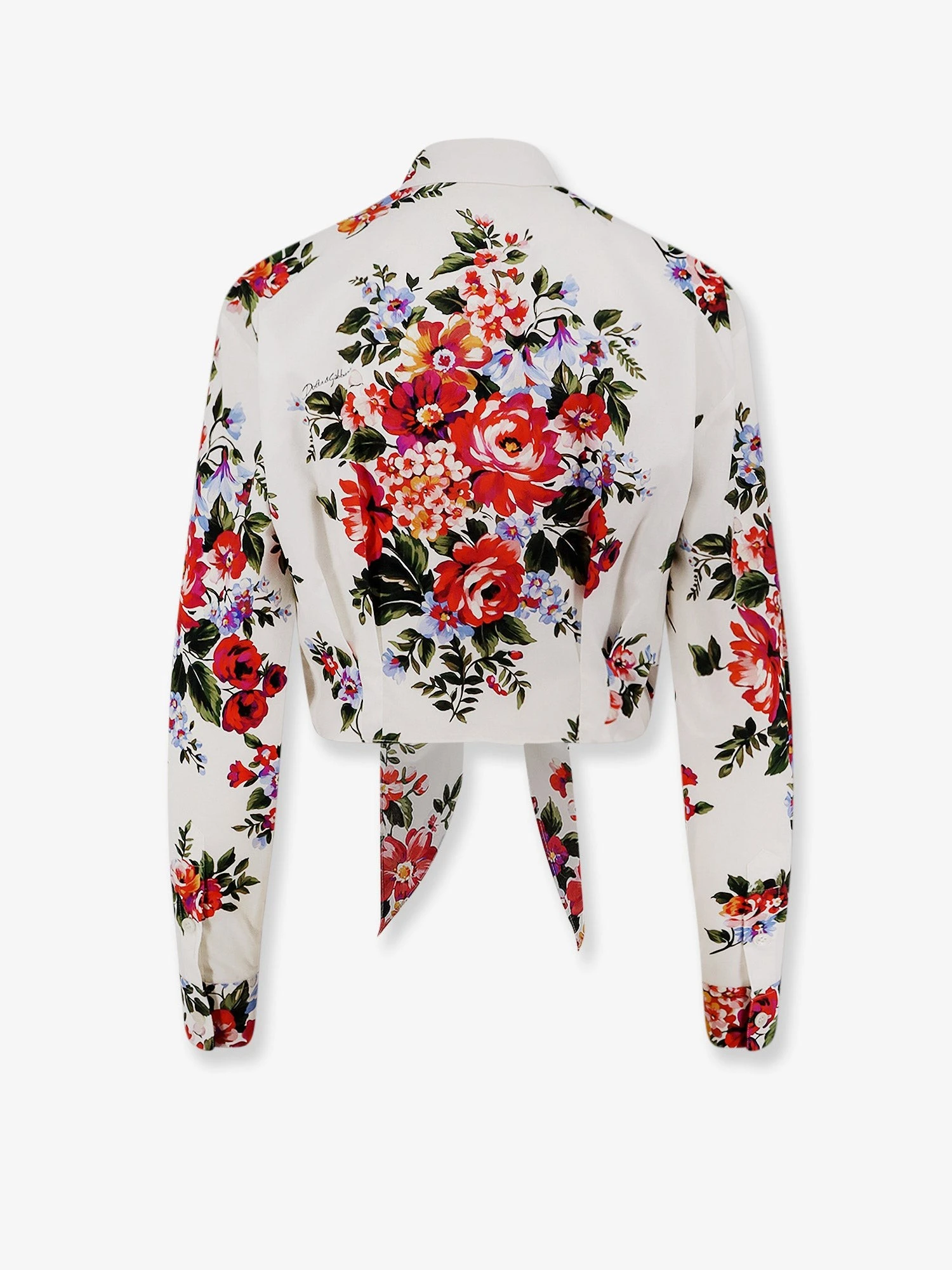 Cotton shirt with multicolor print.webp