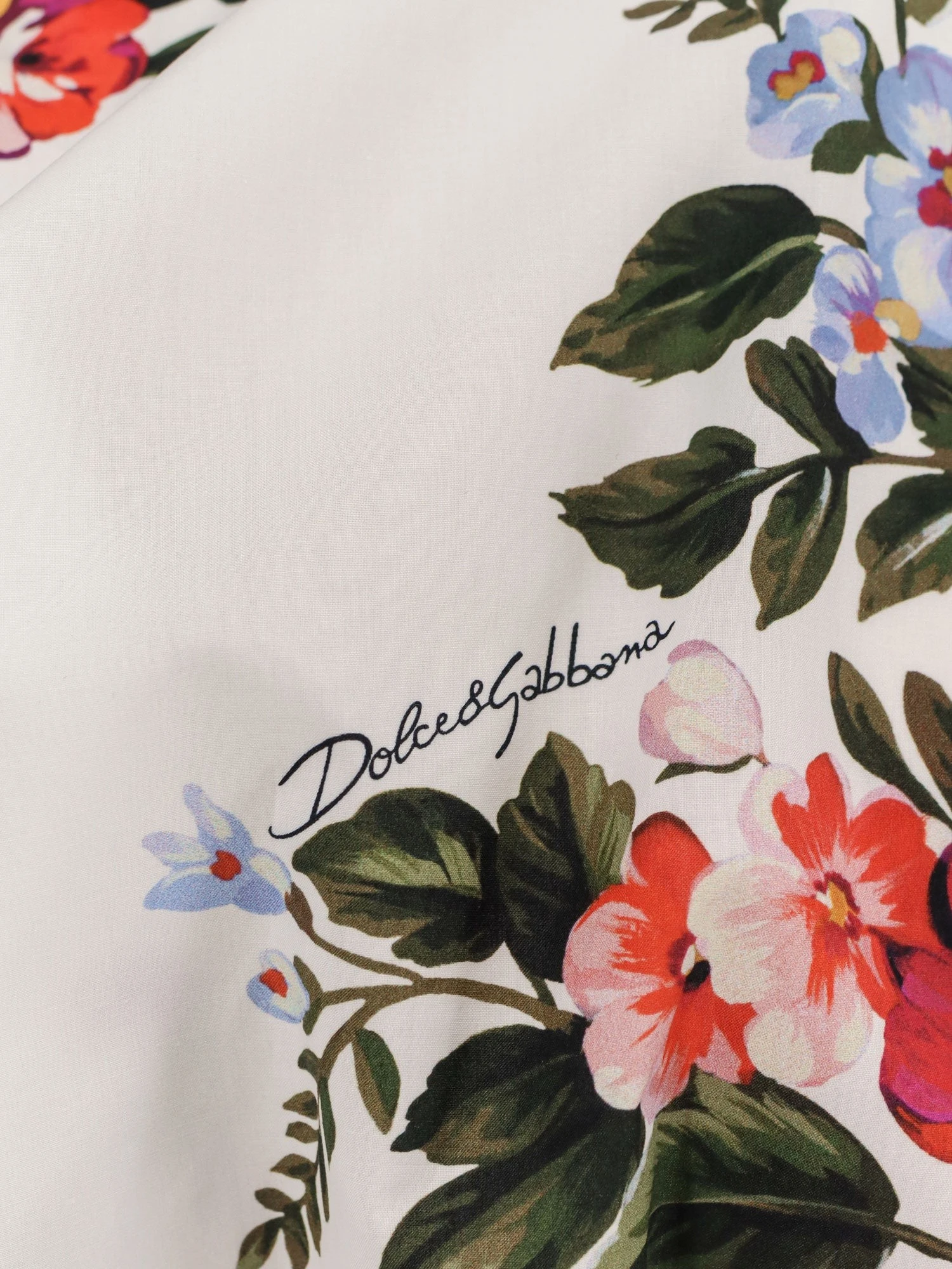 Cotton shirt with multicolor print.webp