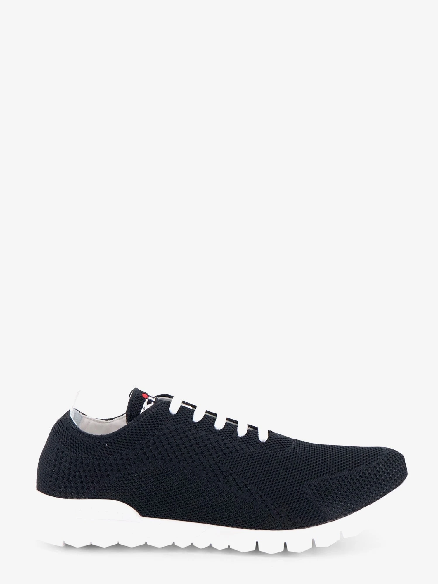 Knitted fabric sneakers with embroidered logo.webp