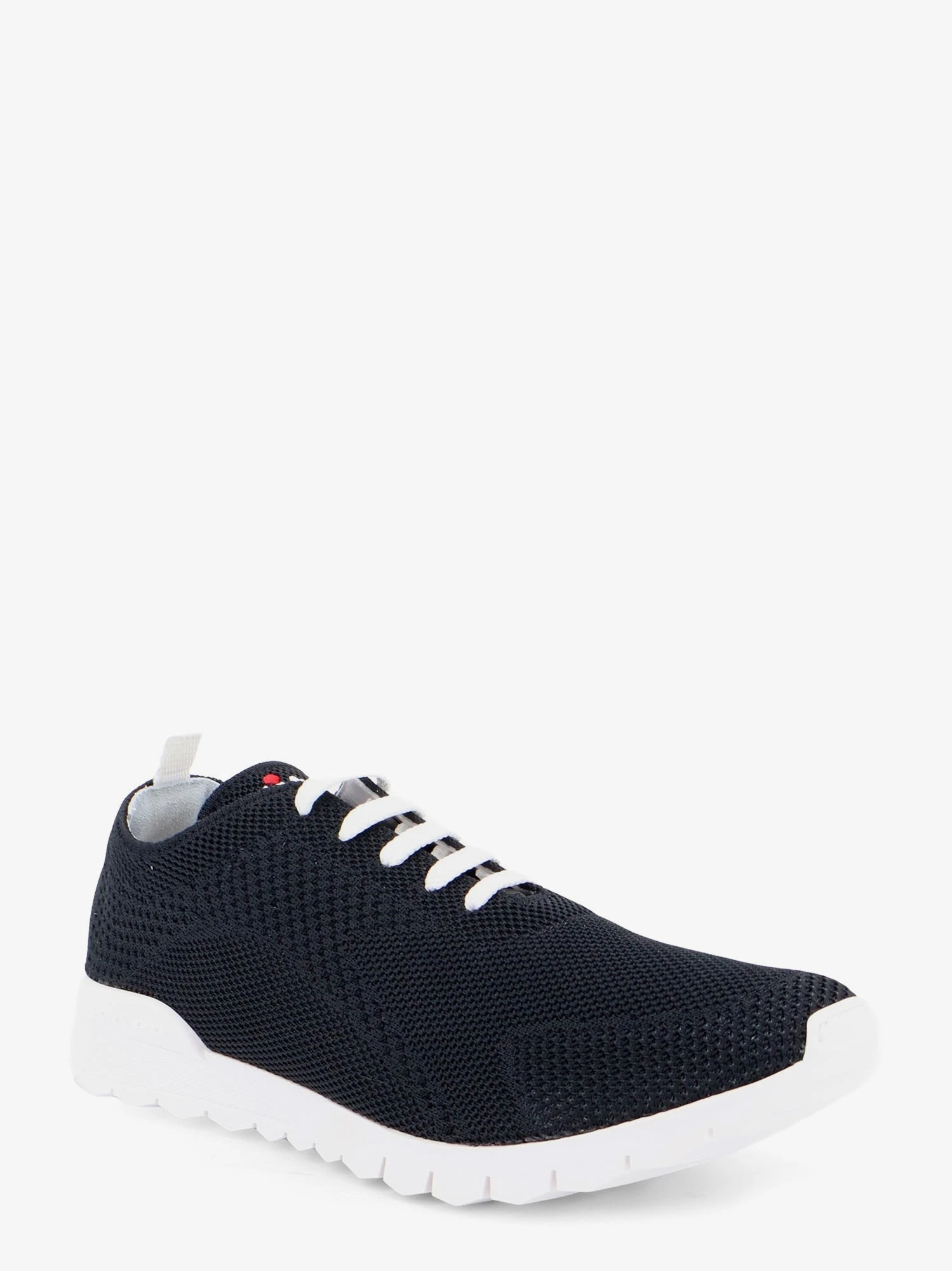 Knitted fabric sneakers with embroidered logo.webp