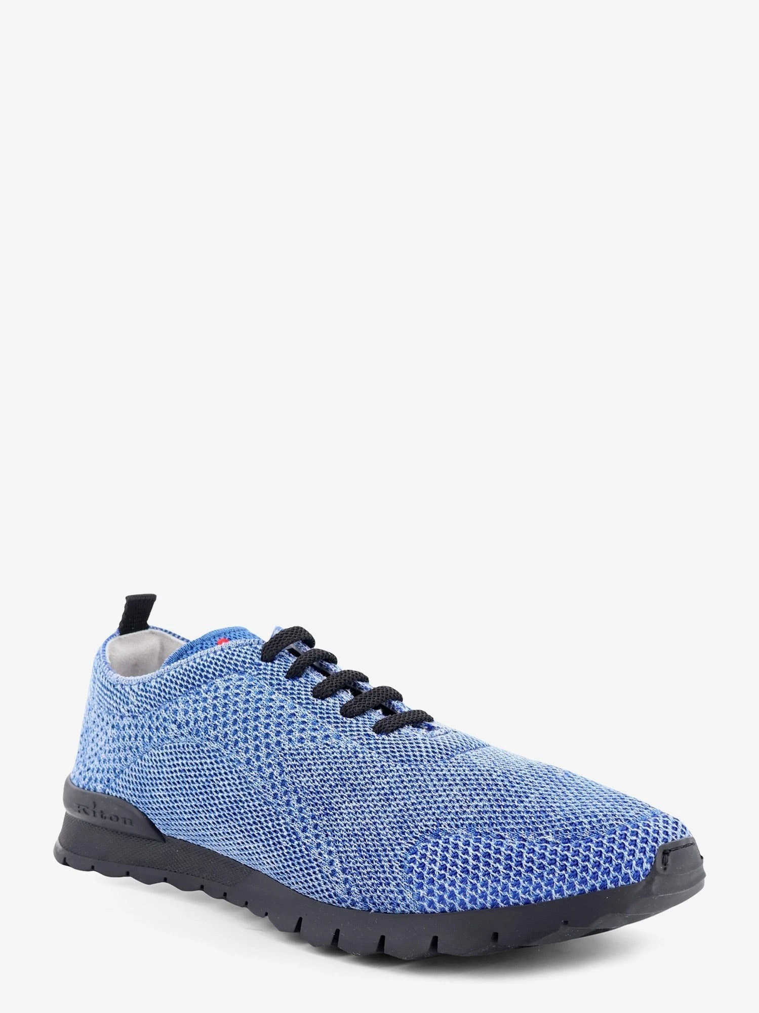 Knitted fabric sneakers with embroidered logo.webp