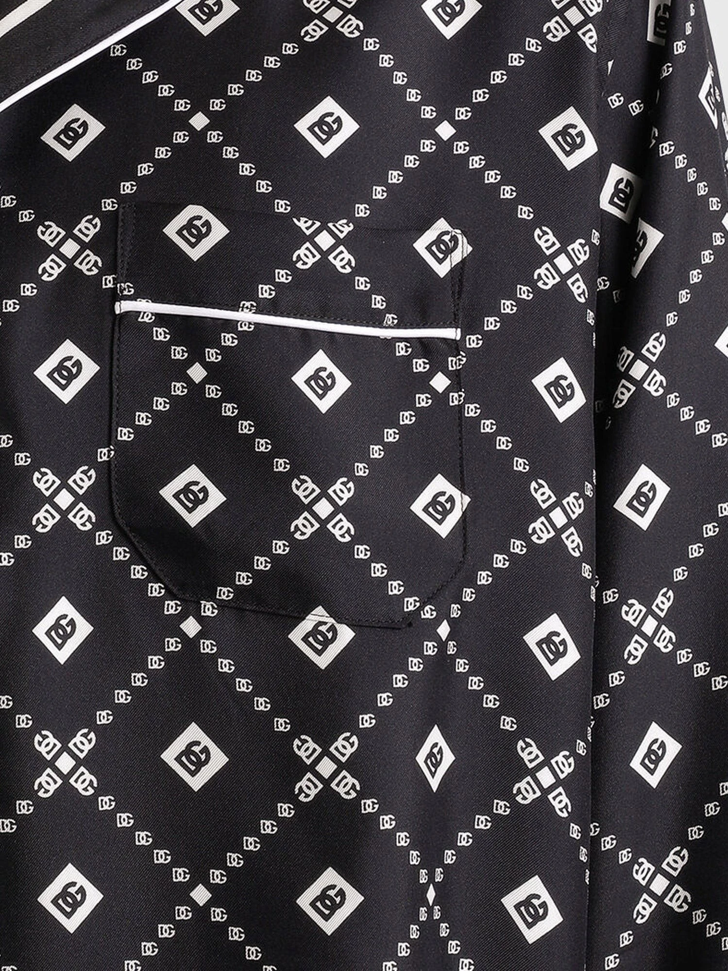 Silk shirt with all-over logo print.webp