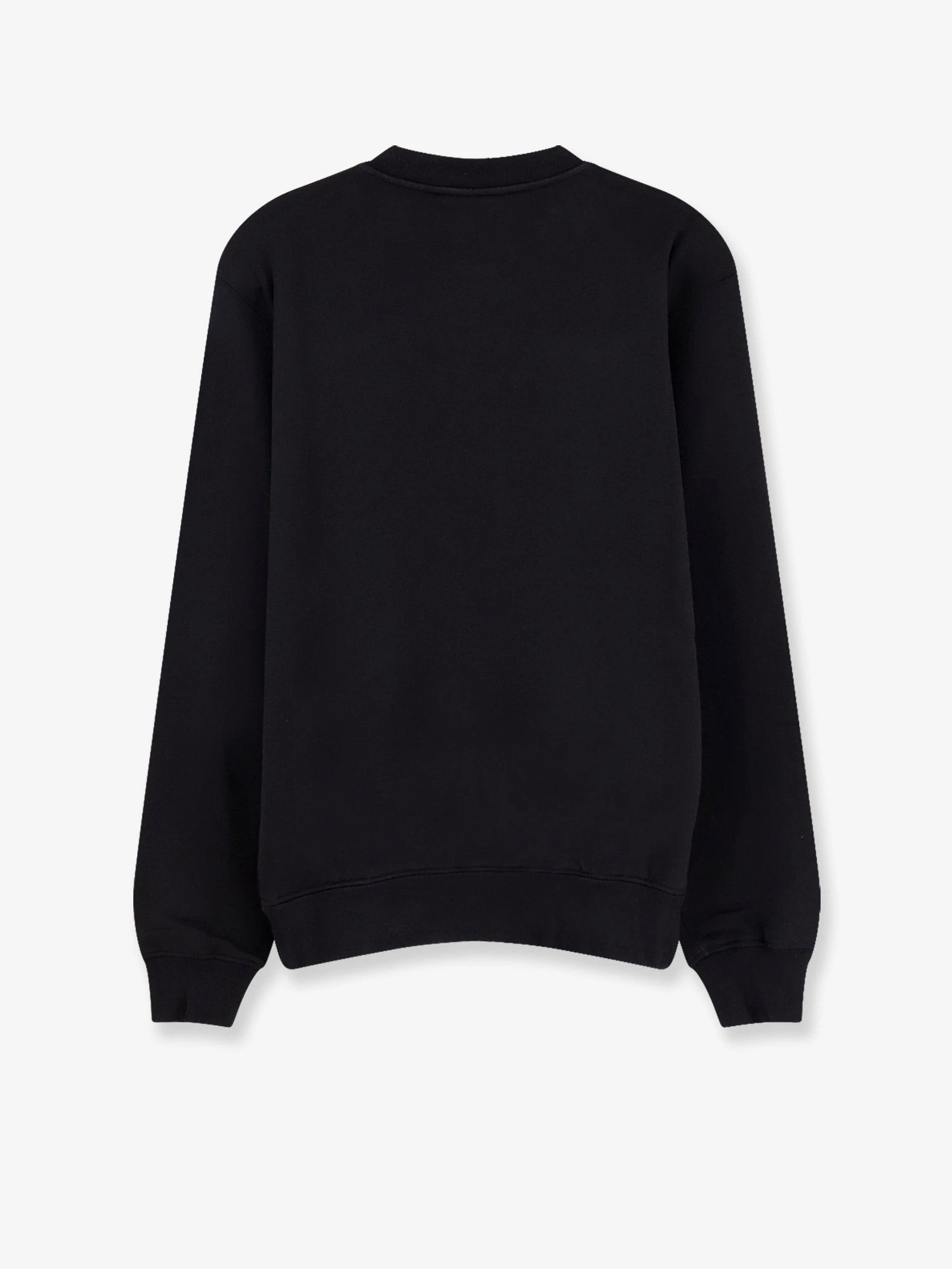 Cotton sweatshirt with heraldic logo patch.webp