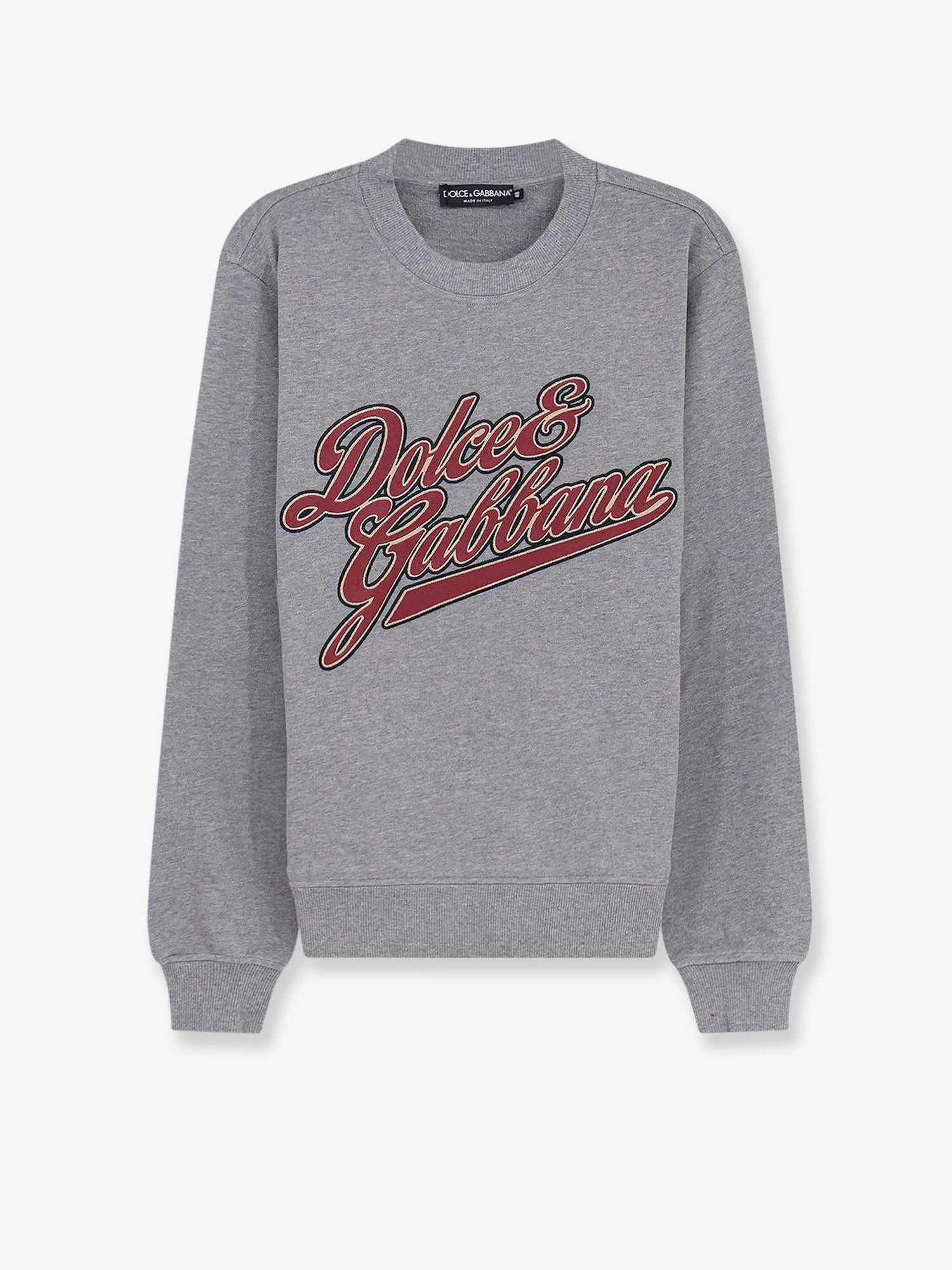 Cotton sweatshirt with front embroidery.webp