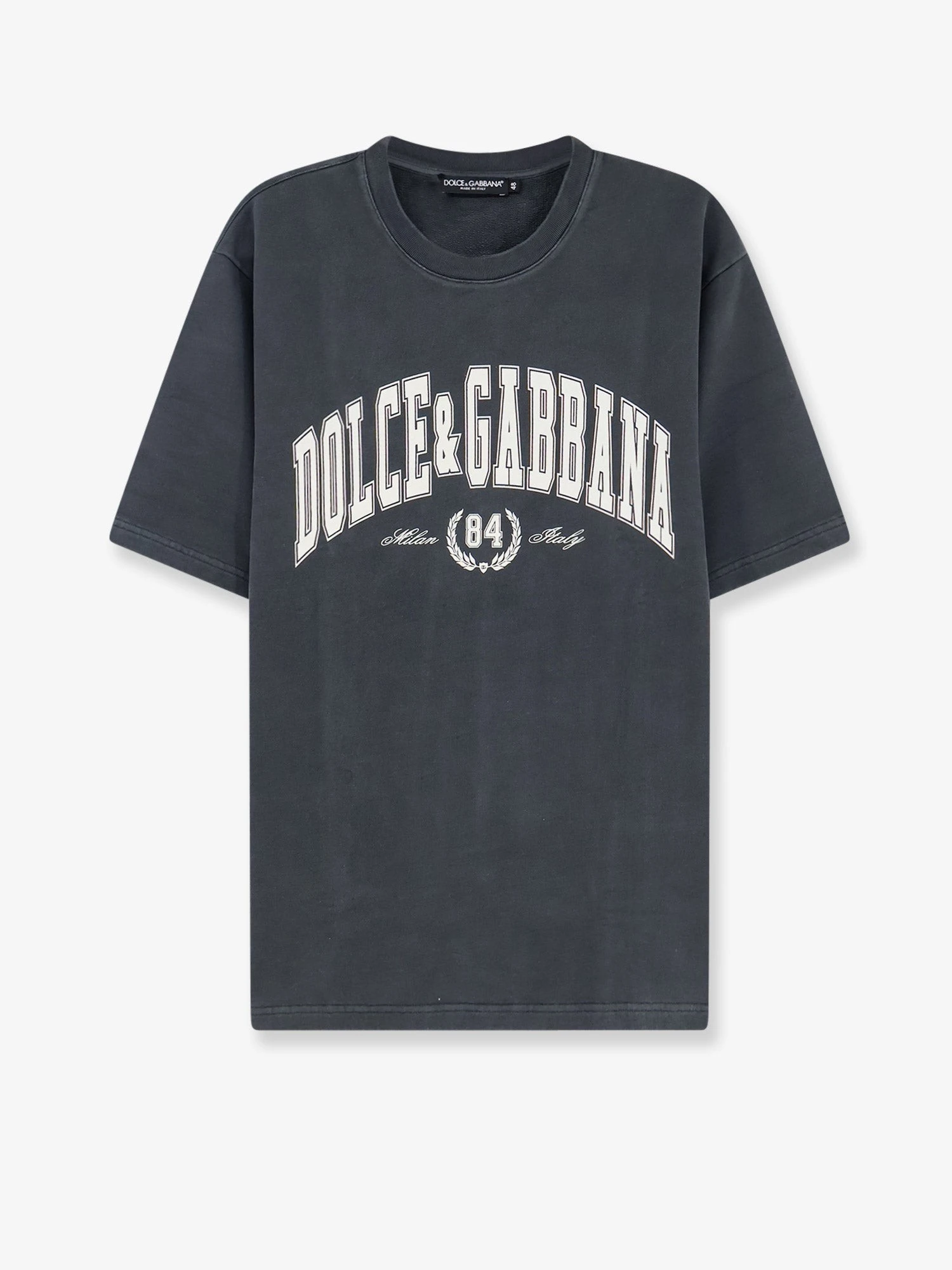 Cotton T-shirt with front print.webp