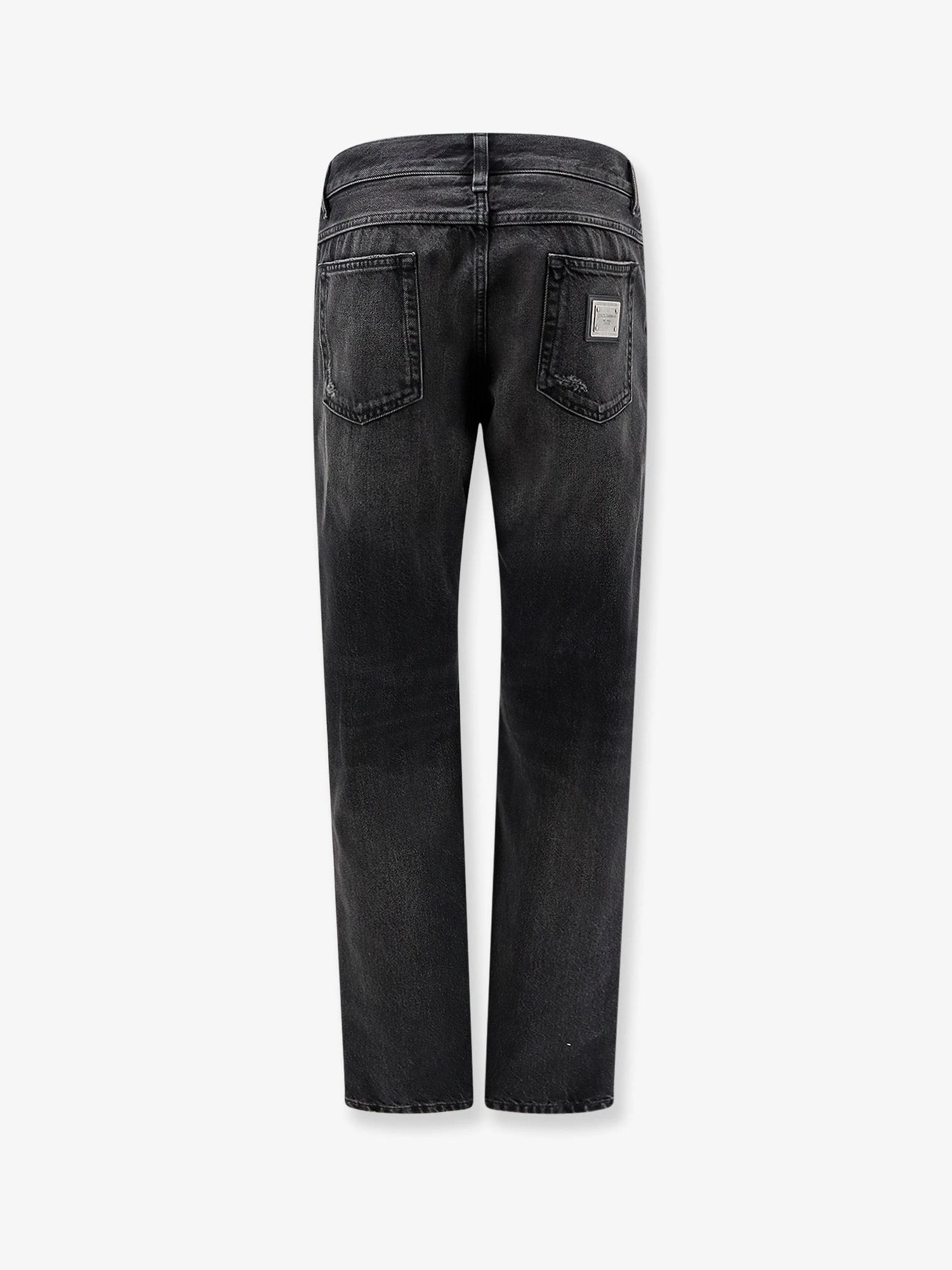Black denim trousers.webp