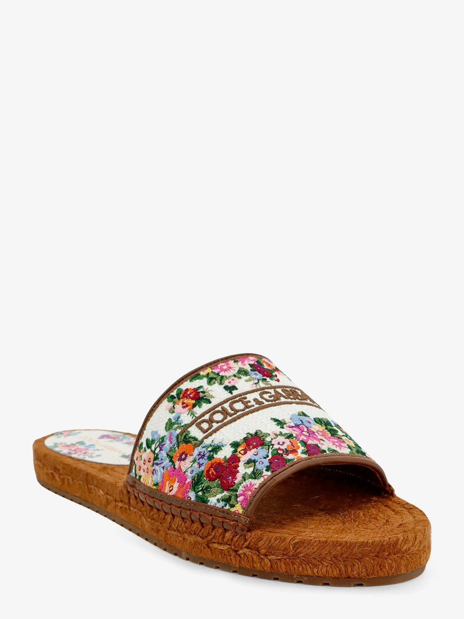 Canvas sandals with embroidered logo on the front.webp