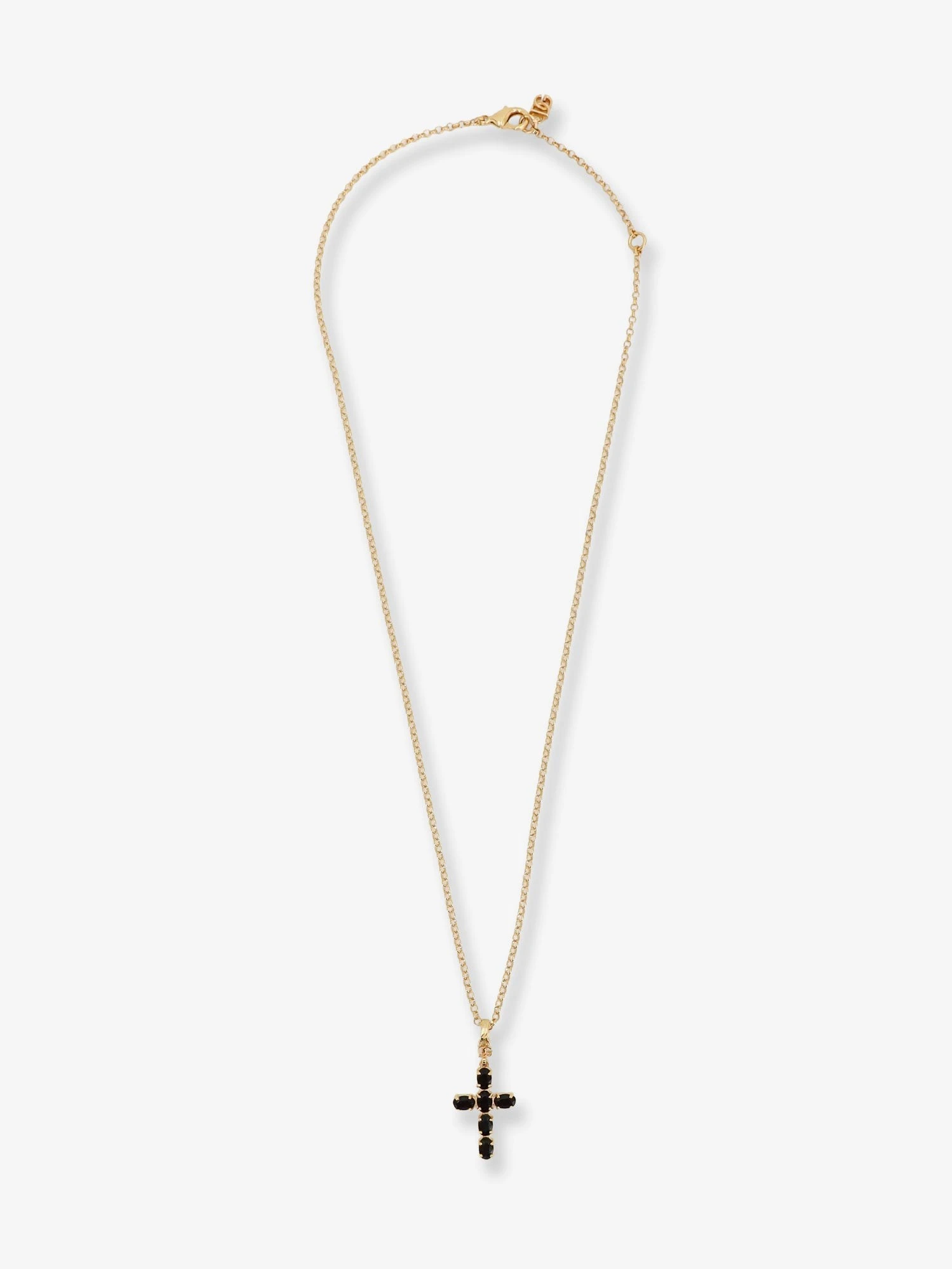 Brass necklace with cross pendant.webp
