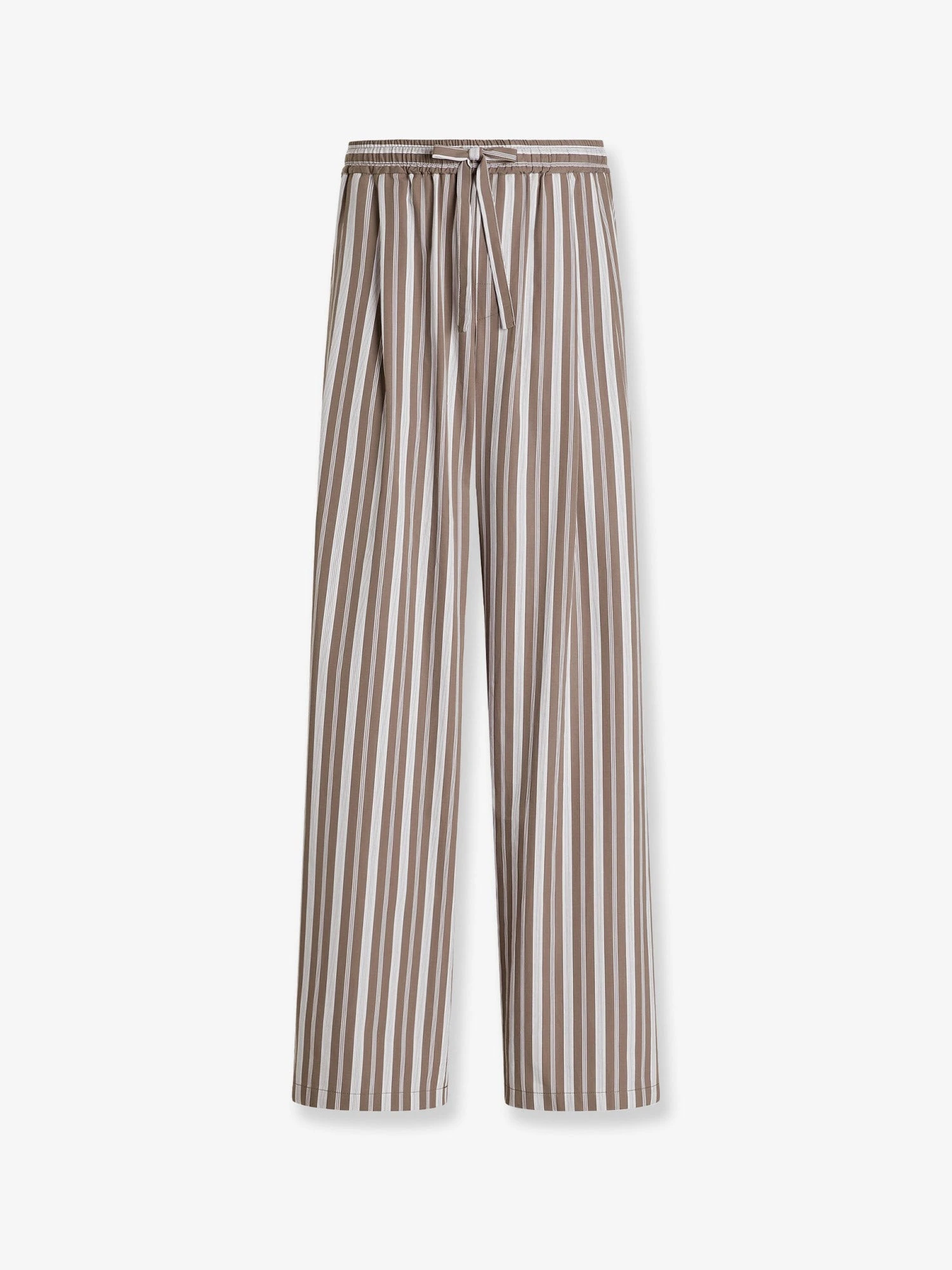 Pantaloni Vanity in misto cotone con motivo a righe.webp