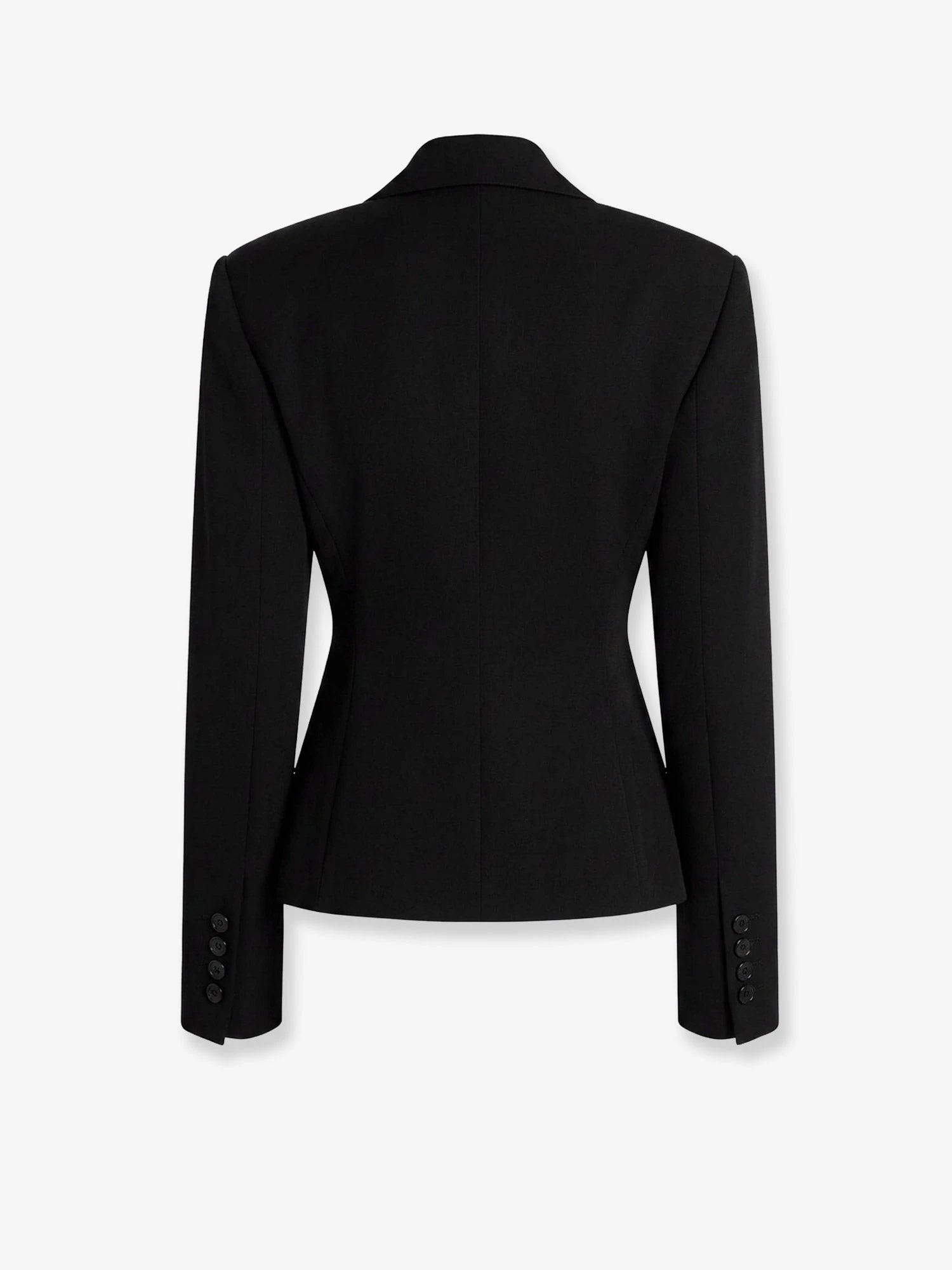 Double-breasted virgin wool gabardine blazer.webp