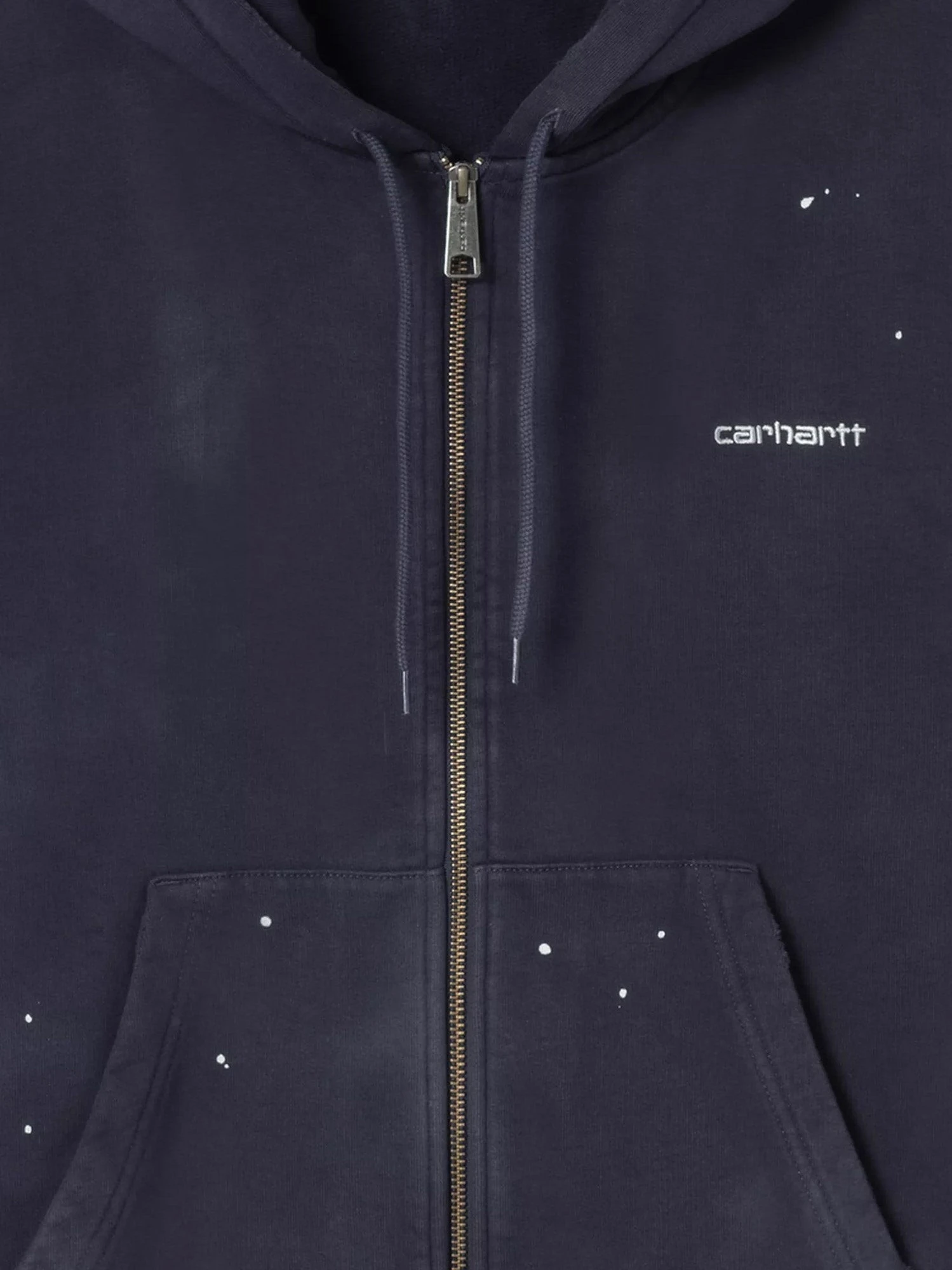 Hooded Painter cotton sweatshirt with embroidered logo on the front.webp