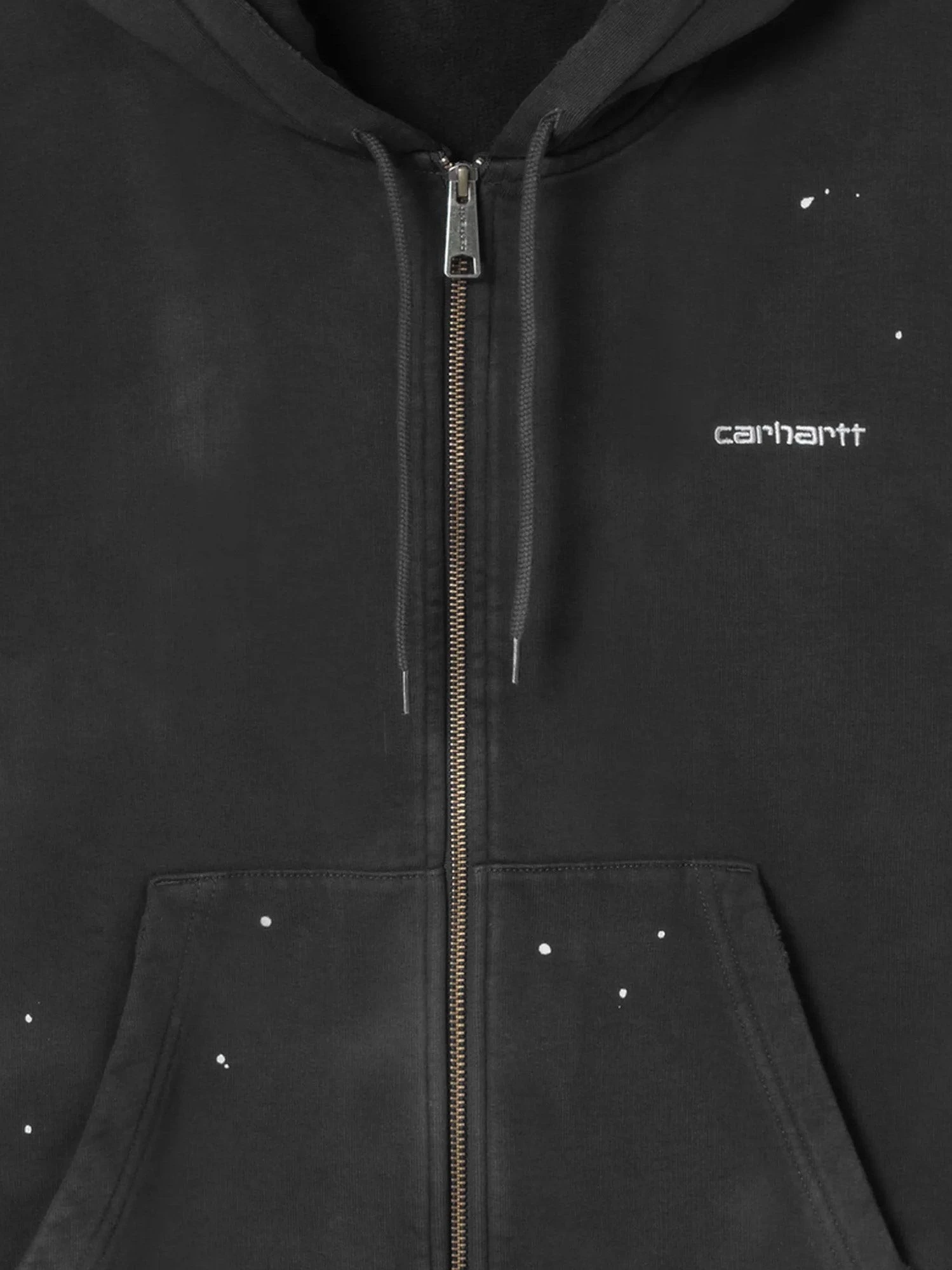 Hooded Painter cotton sweatshirt with front embroidered logo.webp