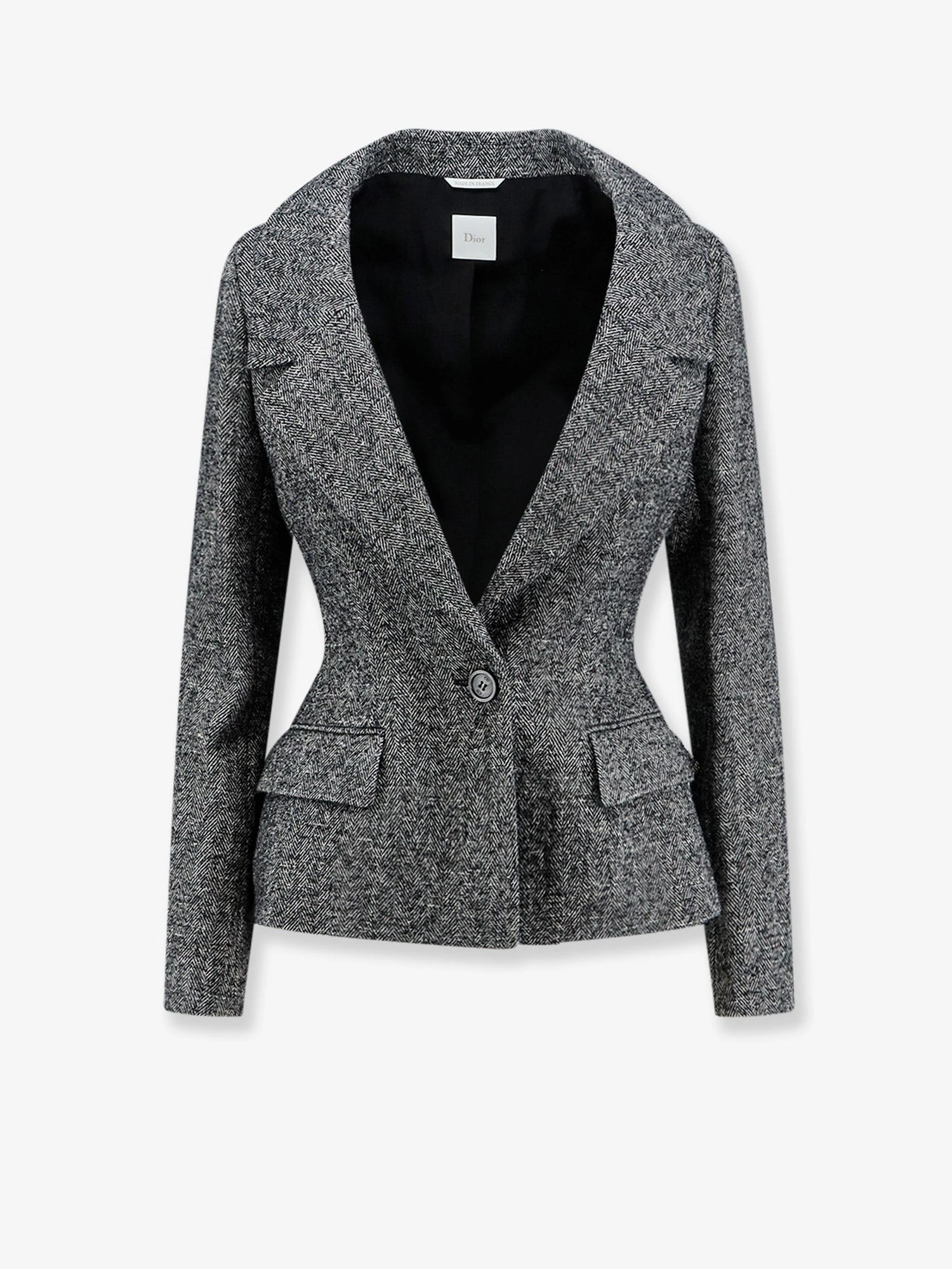 Bouclette Chevron Blazer.webp