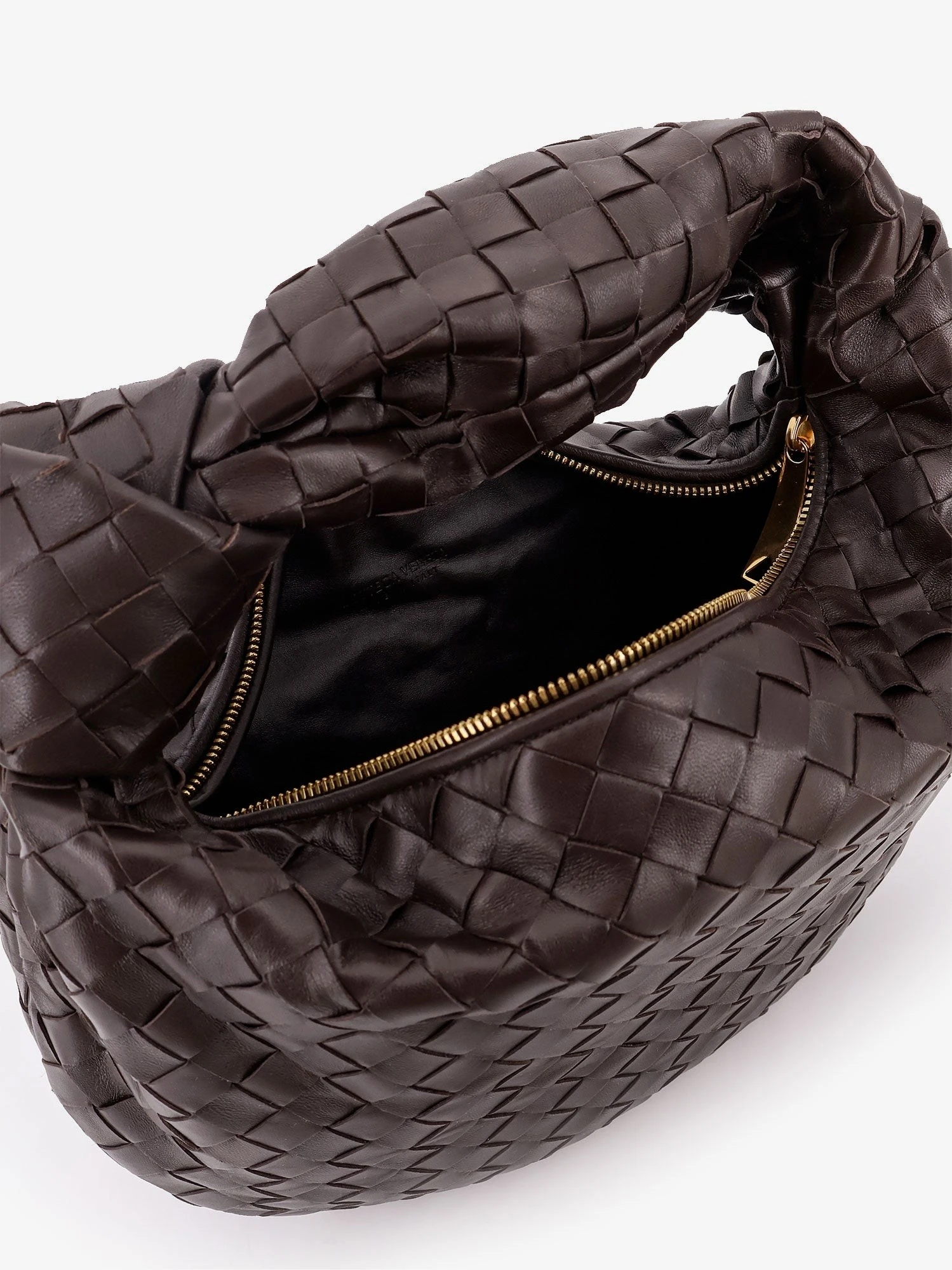 Jodie Small leather handbag with Intrecciato motif.webp