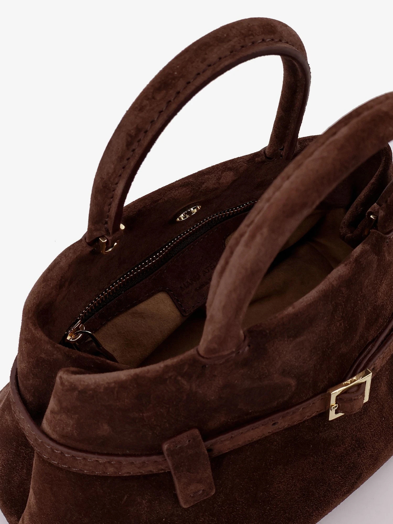 Le Cambon 25 suede handbag.webp