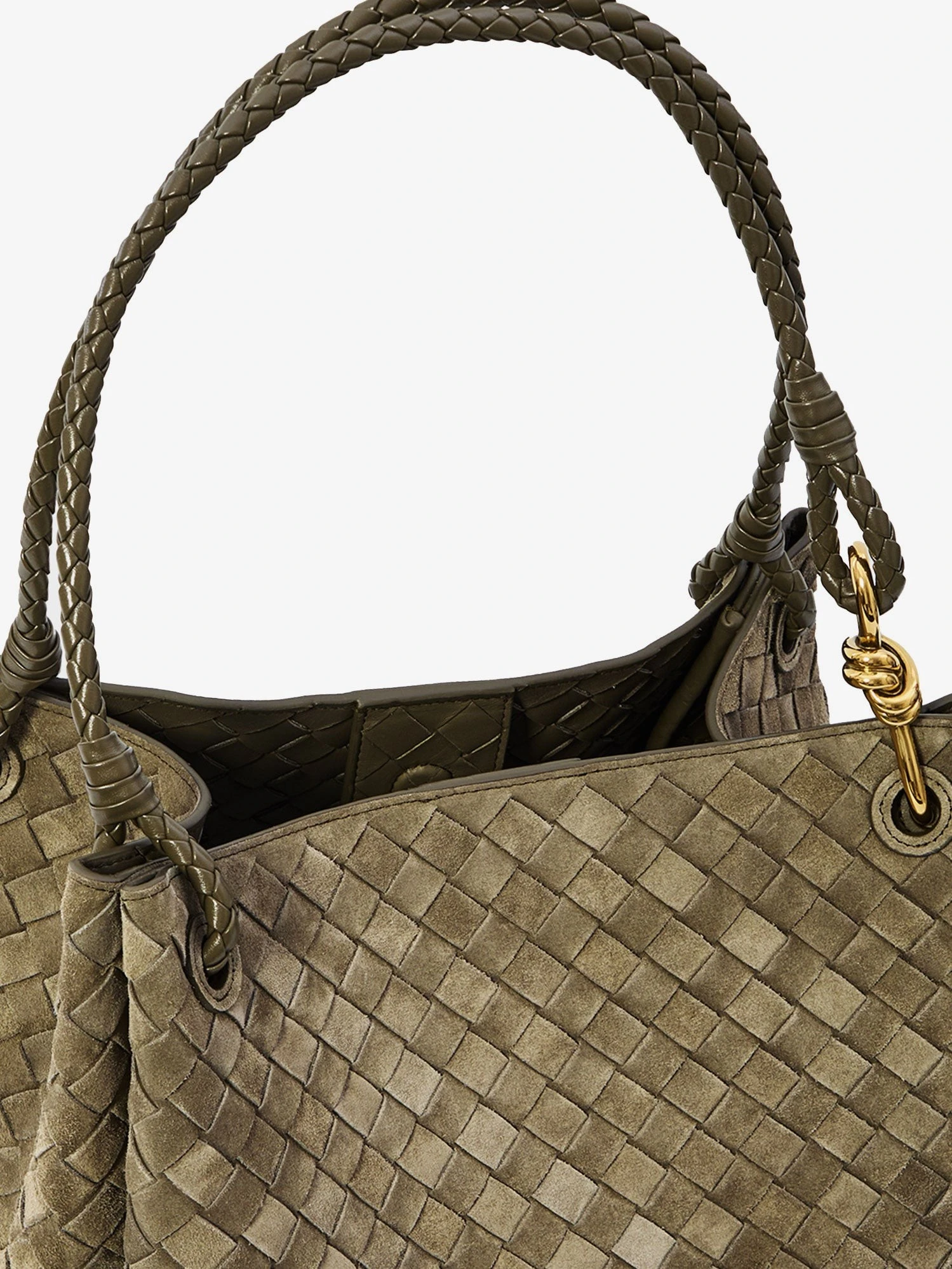 Parachute Large suede shoulder bag.webp