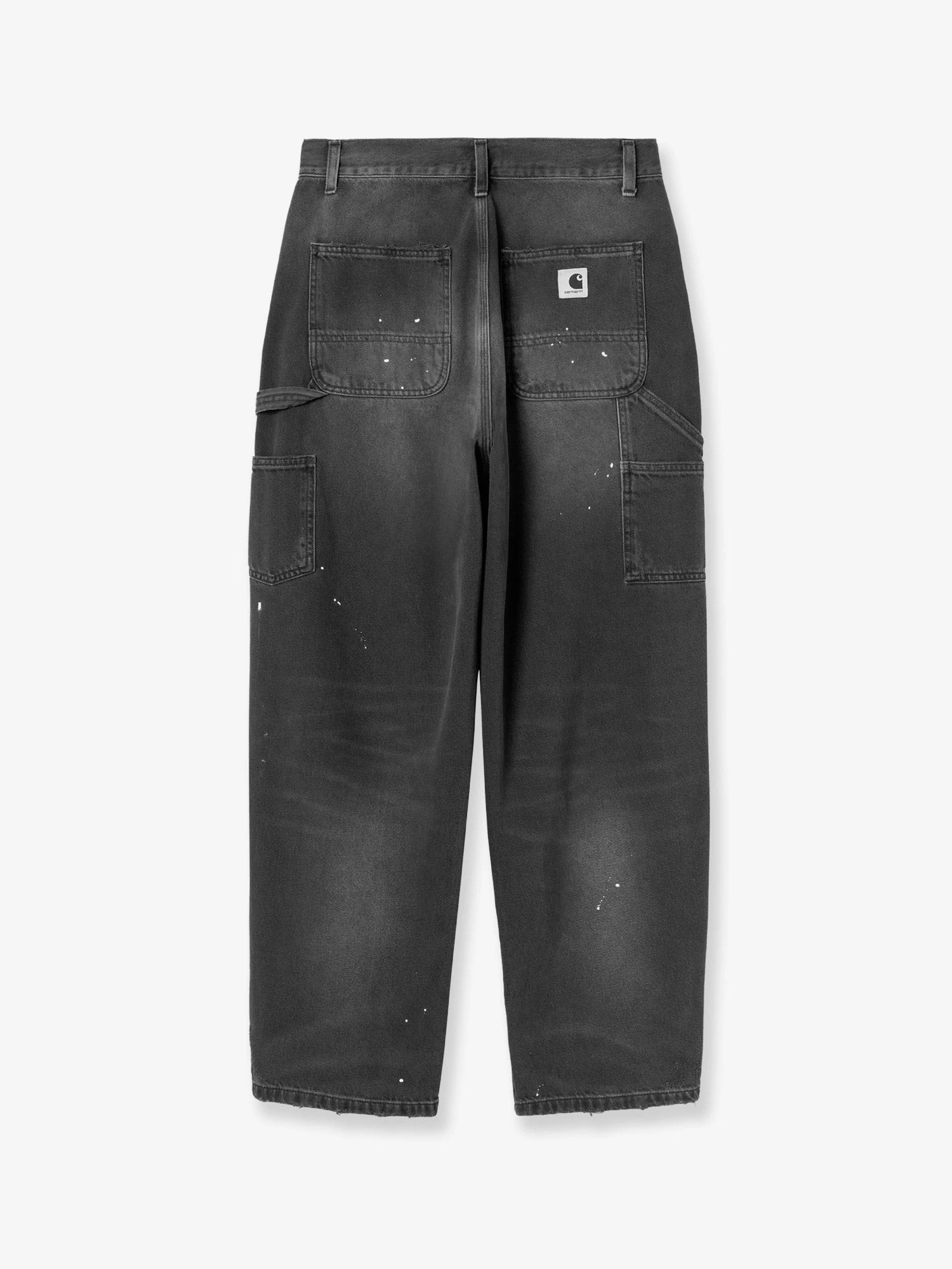 Single Knee black denim jeans.webp