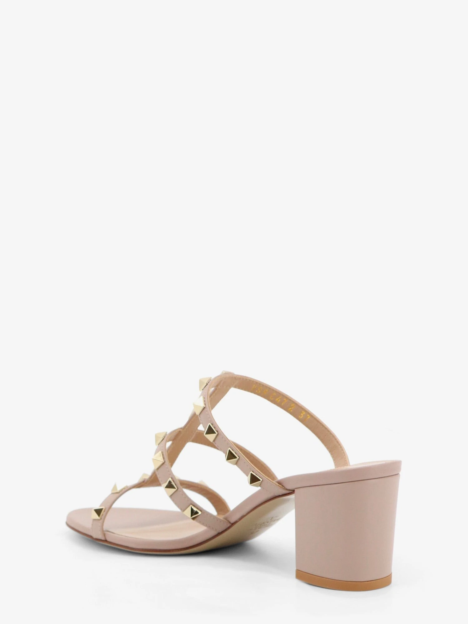 Rockstud leather sandals with iconic all-over studs.webp