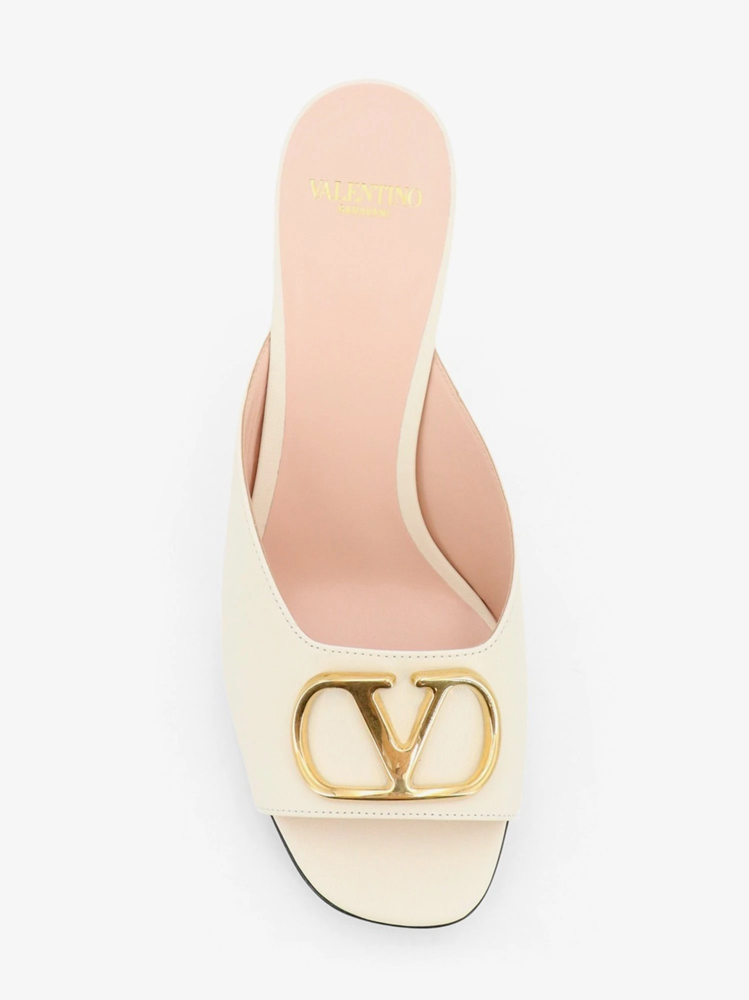 VLogo Signature leather sandals.webp