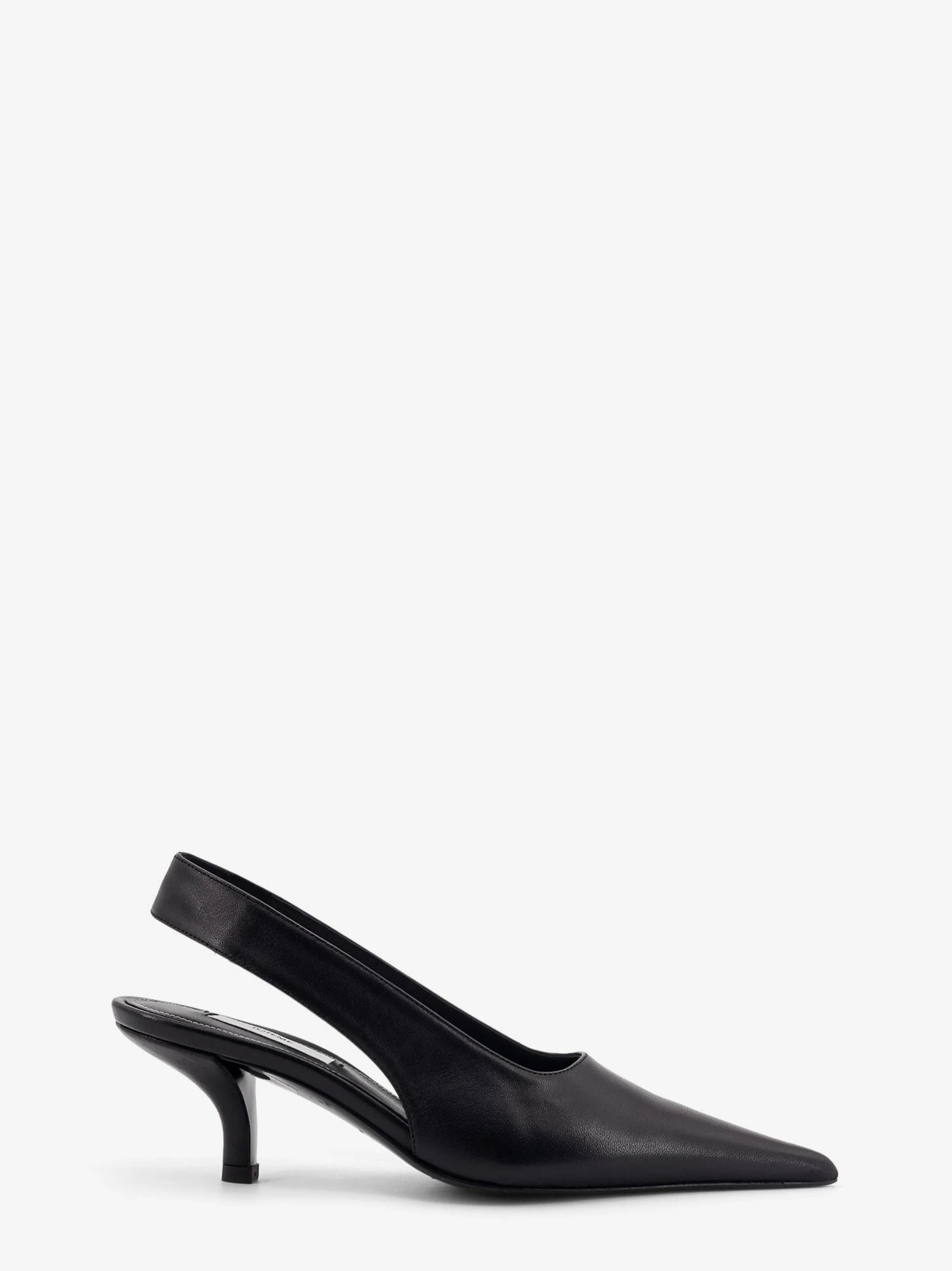 Leather décolleté slingbacks.webp
