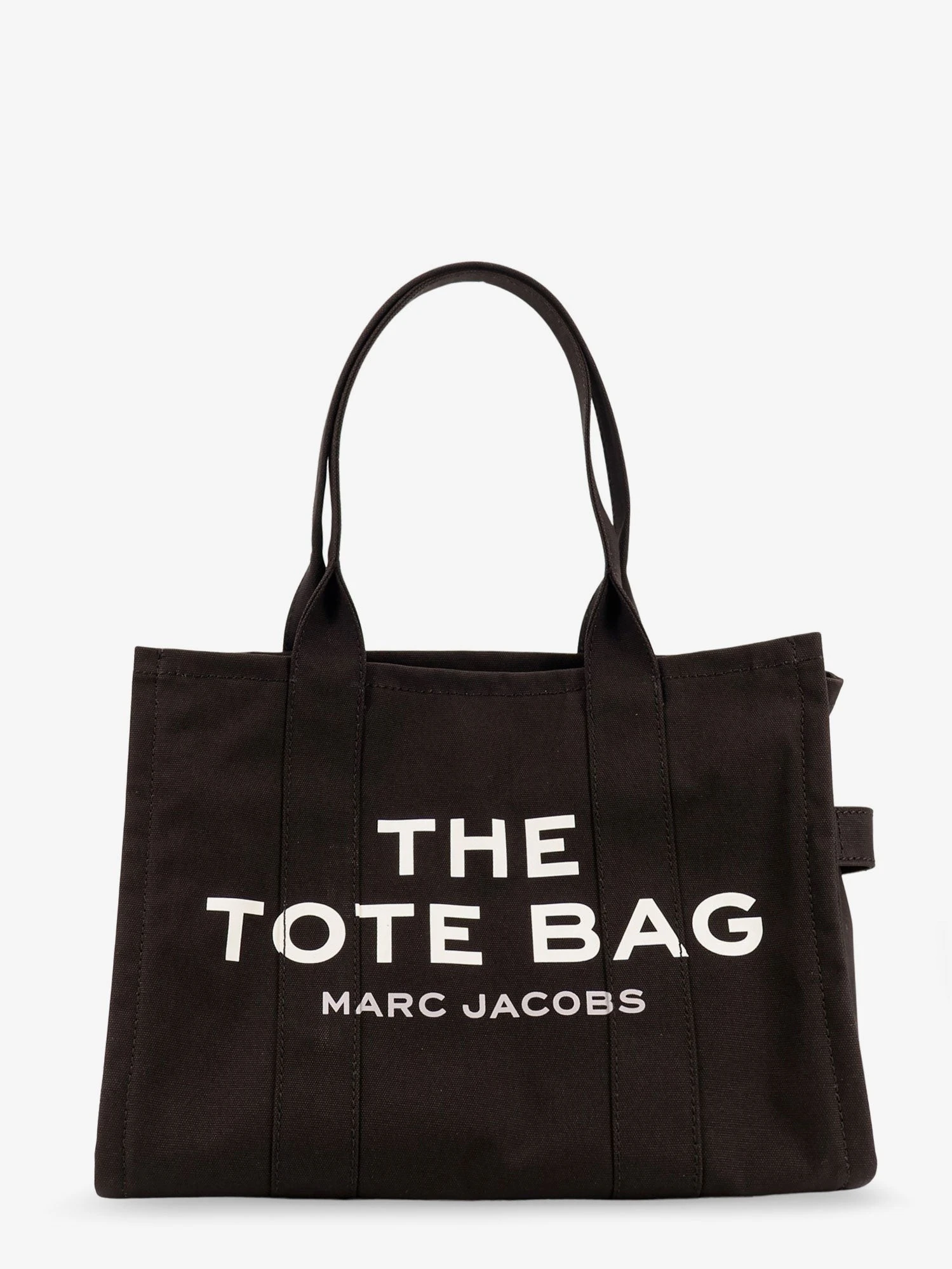 Canvas shopping bag with frontal logo.webp