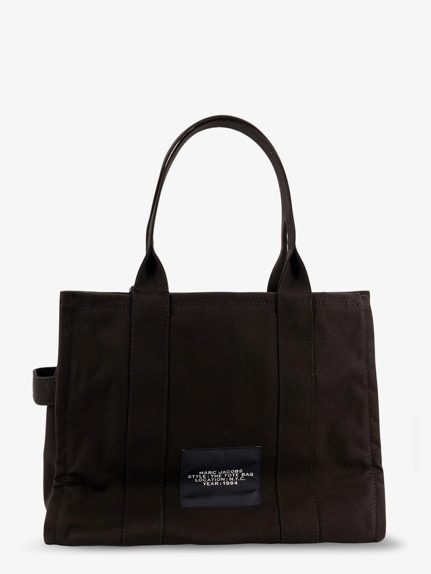 Canvas shopping bag with frontal logo.webp