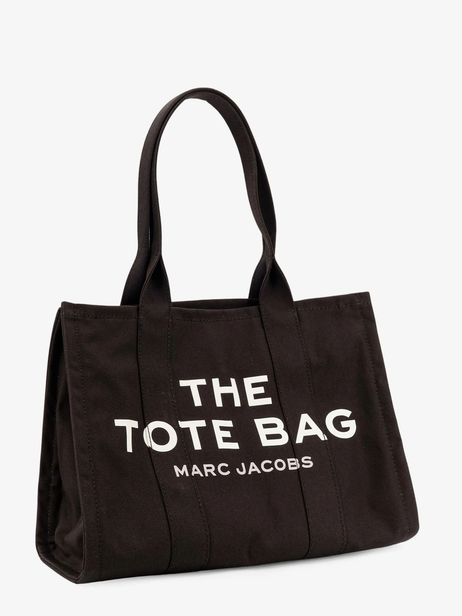 Canvas shopping bag with frontal logo.webp