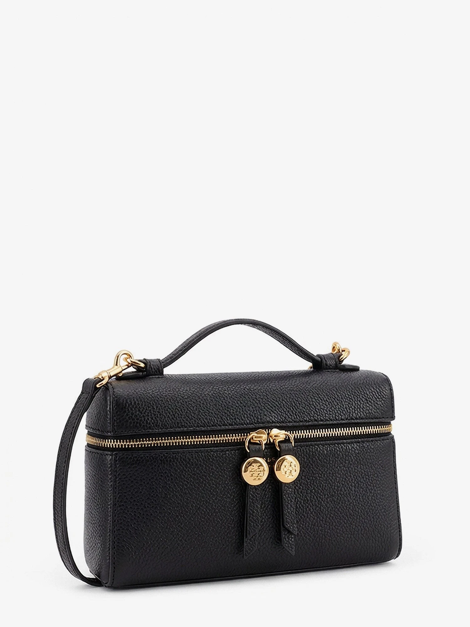 Hammered leather Romy slim shoulder bag.webp