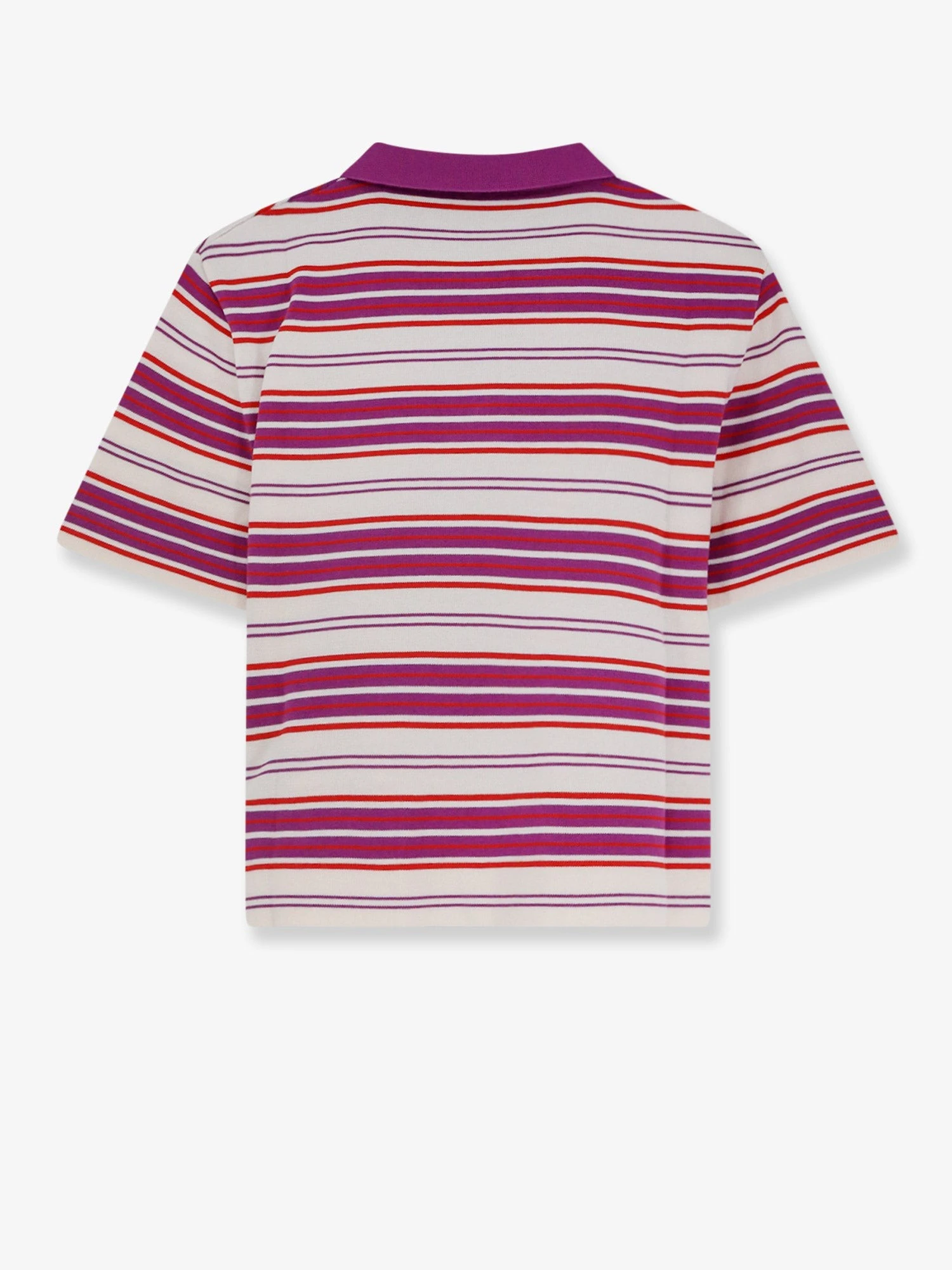 Cotton polo shirt with striped pattern.webp