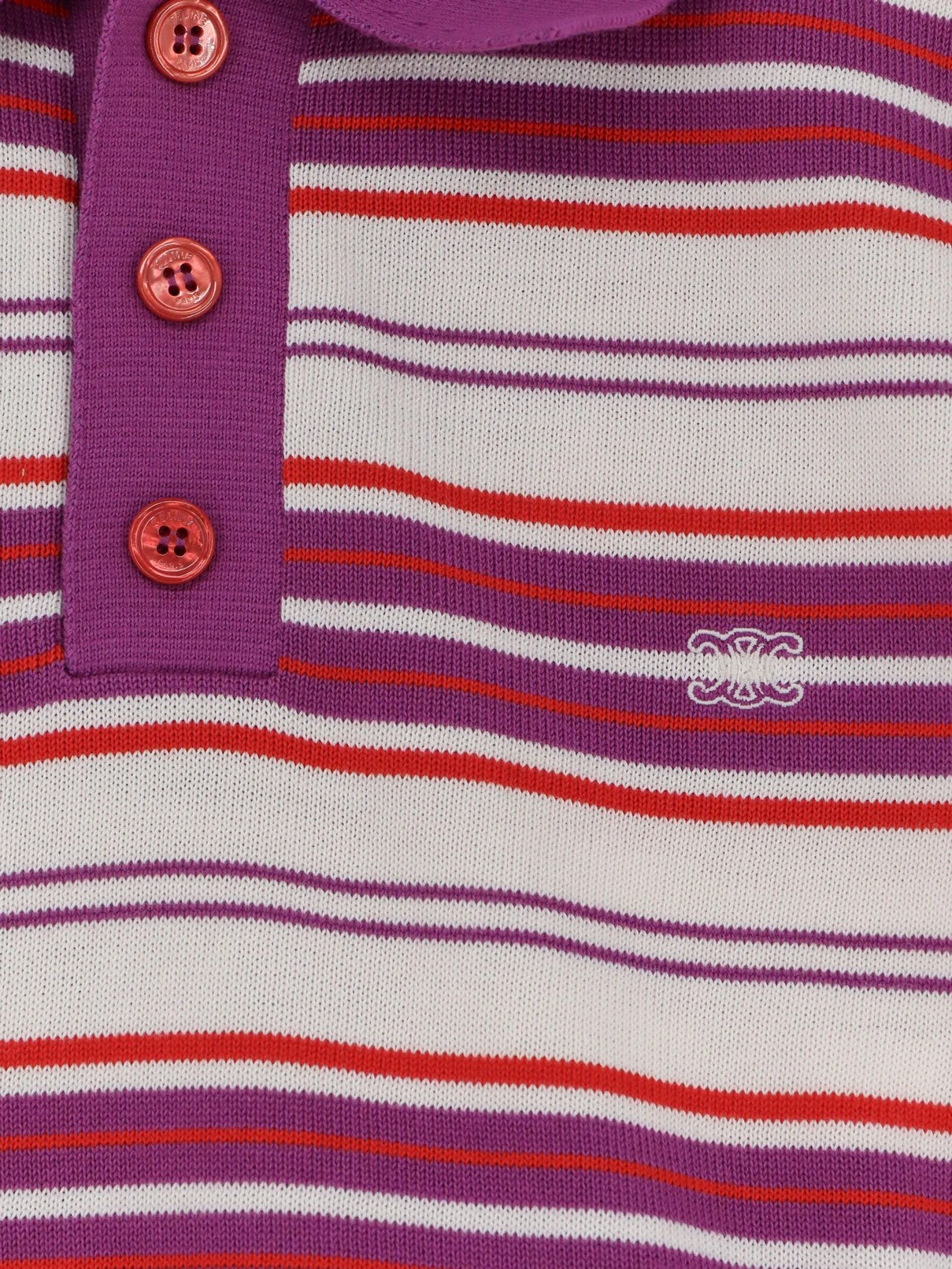 Cotton polo shirt with striped pattern.webp