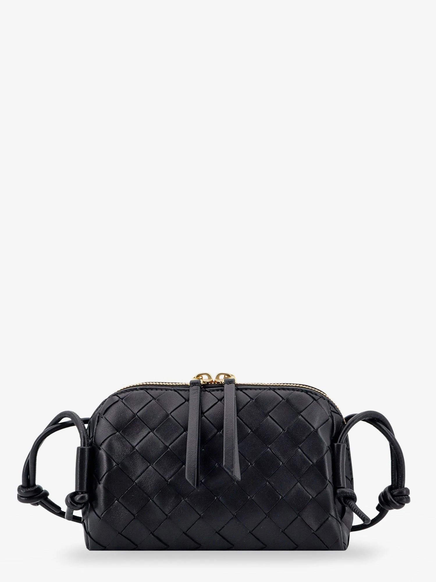 Concert Pouch leather crossbody bag with Intrecciato motif.webp