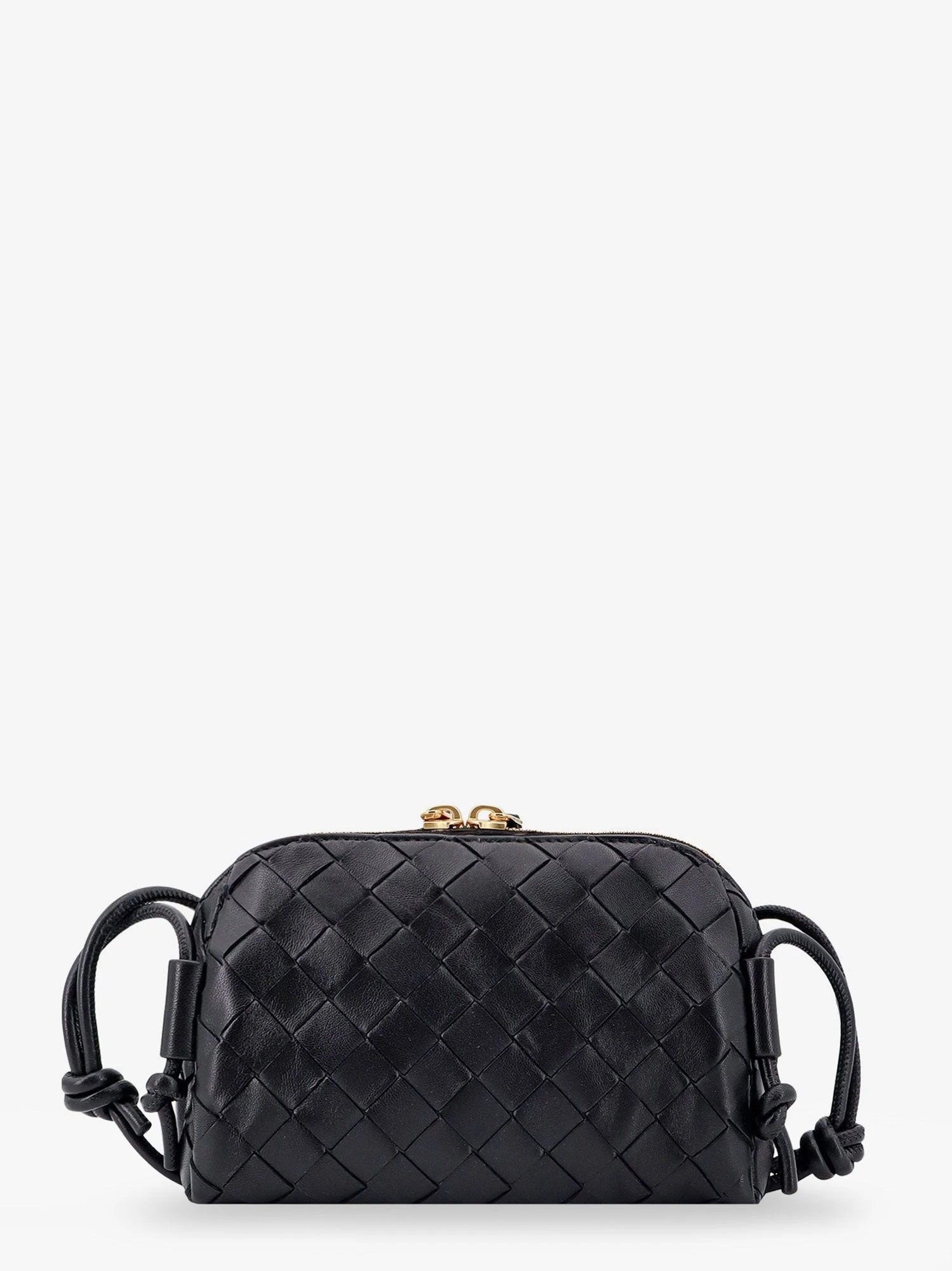 Concert Pouch leather crossbody bag with Intrecciato motif.webp